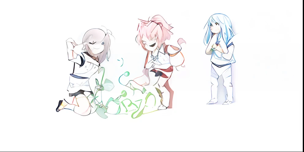 Drawing of a group of people, standing next to each other, combat pose, Different postures of action, Chibi Art, Anime Fighting Game, combat pose, Chibi proportions, high quality fanart, Fight scene, Action postures, [ conceptual art ]!!, Fights, Fight scene, posing for a fight intricate, Clean Anime Sketches, Attack on Titan in anime style, combat pose, Expressive poses --auto