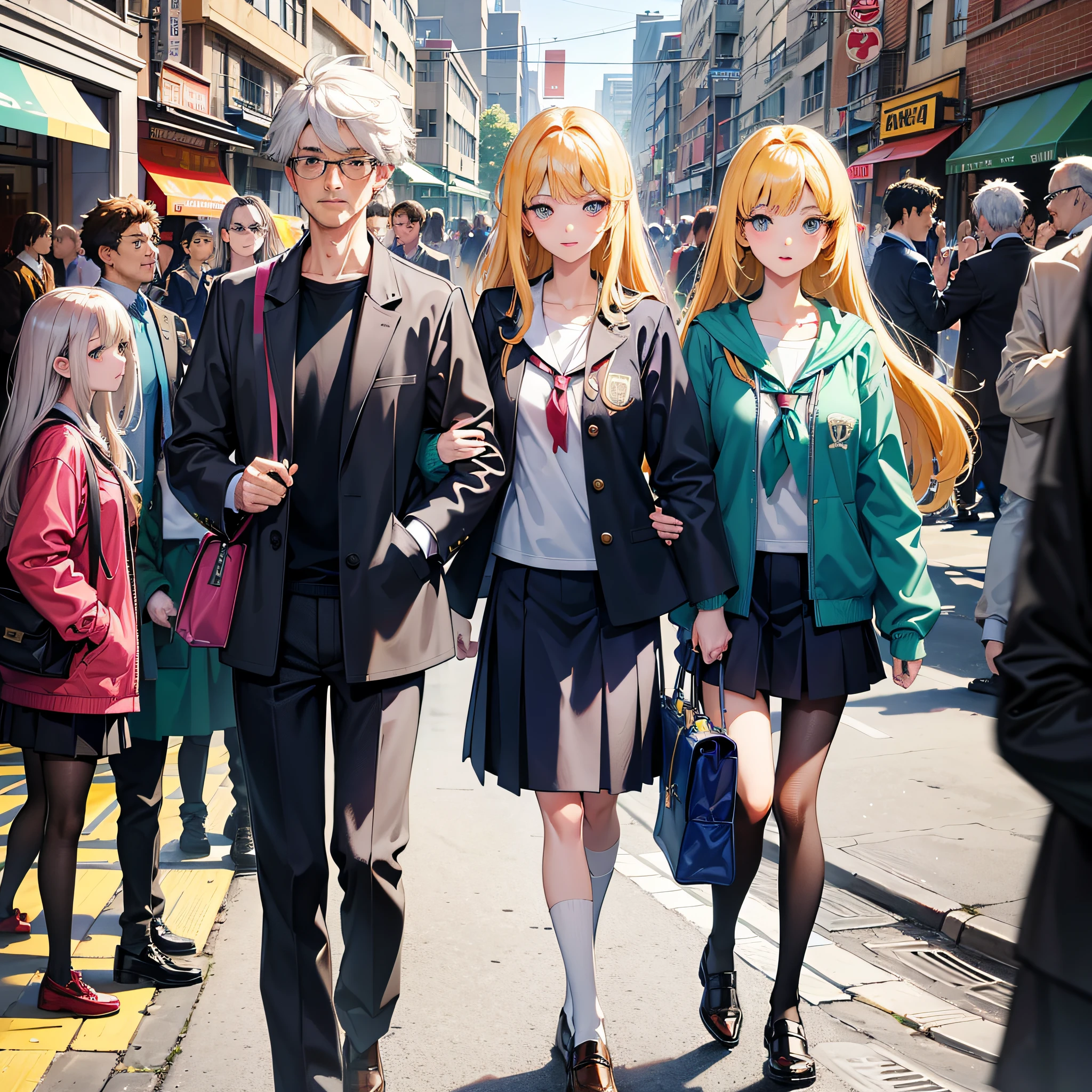 group of people,Onlookers,Melon-eating masses,Street entrance,shop,discuss,Beautuful Women,cool guy,A old man,child,Uncle,Aunt,schoolboy,schoolgirls,mtu,woman,Anime 3 D style,Handsome anime high school man,Handsome anime high school man,style of anime,anime art style,Beautiful Anime High School Girls,Beautiful Anime High School Girls ,Anime two-dimensional,Scene quadratic --auto