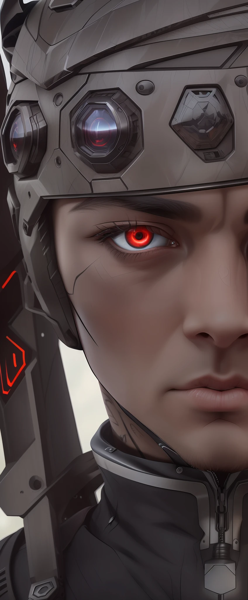 Real Human,photorealestic,Handsome face,Extremely detailed cinematic effects,soothing tones,insanely details,intricately details,ultra - detailed,(A 20-year-old boy,Serious expressions),The eyes glow red(Star-like eyes)