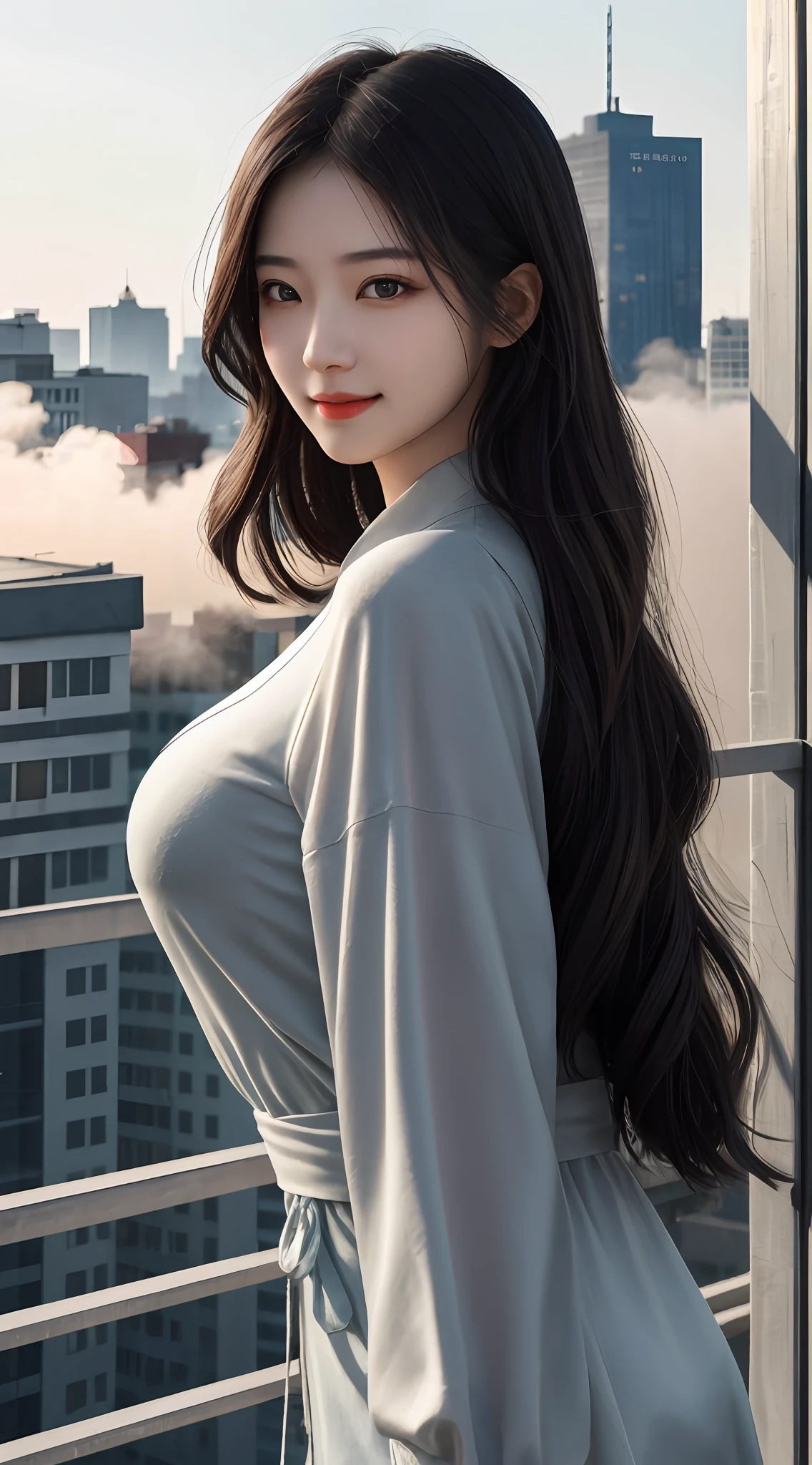 ChineseGirl(1girll:1.3), byself, (((very vey very detailed face))),(((very detailed eyes and faces))),(Smiling and cold:1.2),short detailed hair(black in color:1.3),beatiful detailed eyes,Body parts__,offcial art,Unified 8k wallpaper,ultra - detailed,Beautiful and beautiful,big breasts beautiful,tmasterpiece,best qualtiy,primitive,tmasterpiece,ultra fine photos,best qualtiy,超高分辨率,photorealistic realism,rays of sunshine(The background is sunlight),full-body portraits(Raised sexy:1.3),stunningly beautiful,dynamicposes,delicated face,Vibrant eyes,(From the front side), (she is in a spider-man suit(Spider pattern:1.2):2.0),The Spider-Man costume uses a red and black color scheme,Very detailed city roof background, Roof,looking over city,详细的脸(Side lighting:1.2),detailed complex busy background,opulent,milkyW,(((Absolutely perfect body proportions))),highly detailedskin,Realistic details of skin,Visible pores,Clear focus,volume fog,8K UHD,digital SLR camera,high qulity,filmgrain,White skin of the(Delicate and smooth:1.2),photorealestic,photo-realism,Chivalrous heroine style,(((Full body appearance:1.3)))