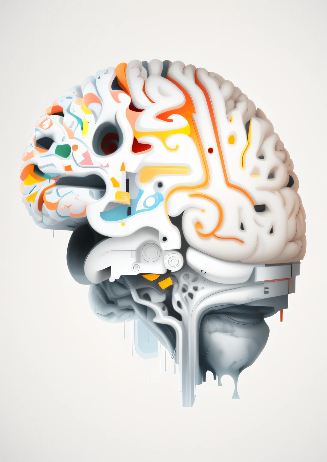 A brain as a symbol of psychology, Logotipo da marca