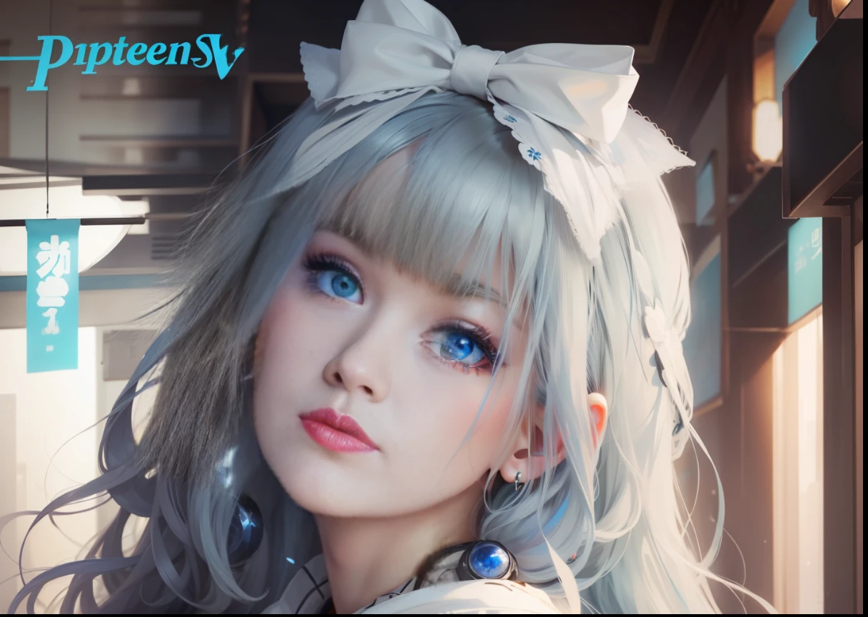 a white girl、blue eyess、Very beautiful girl --auto