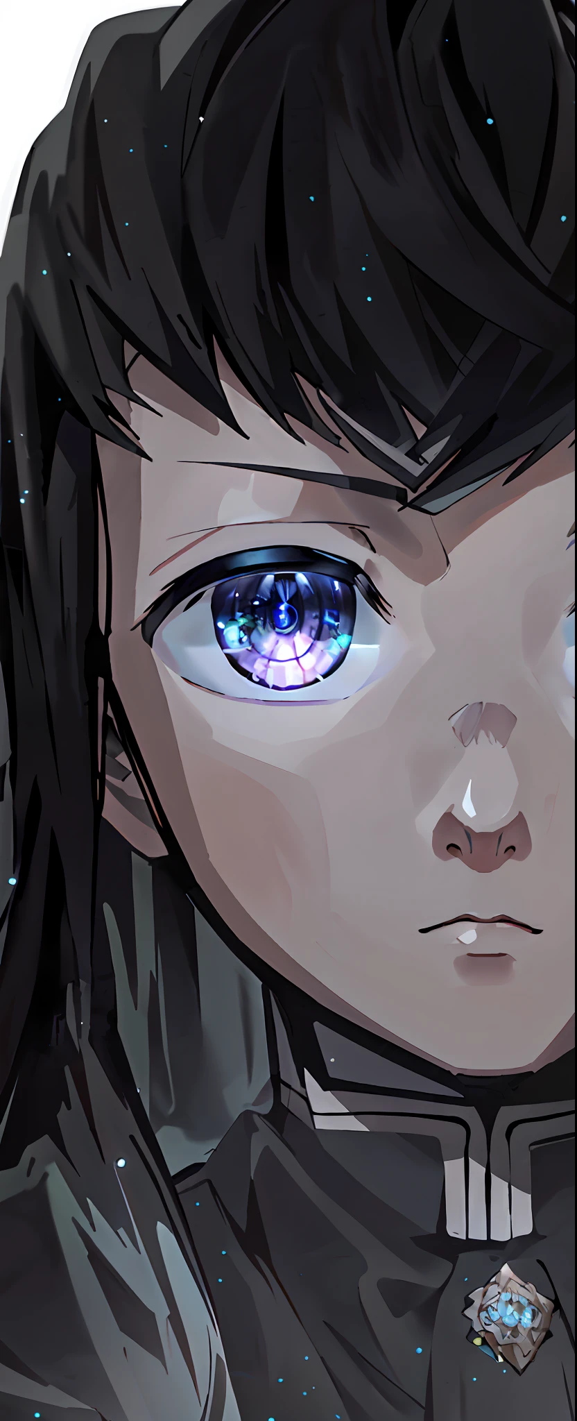 Real Human,photorealestic,Handsome face,Extremely detailed cinematic effects,soothing tones,insanely details,intricately details,ultra - detailed,(A 20-year-old boy,Serious expressions),The eyes glow white(Star-like eyes),Extremely beautiful face