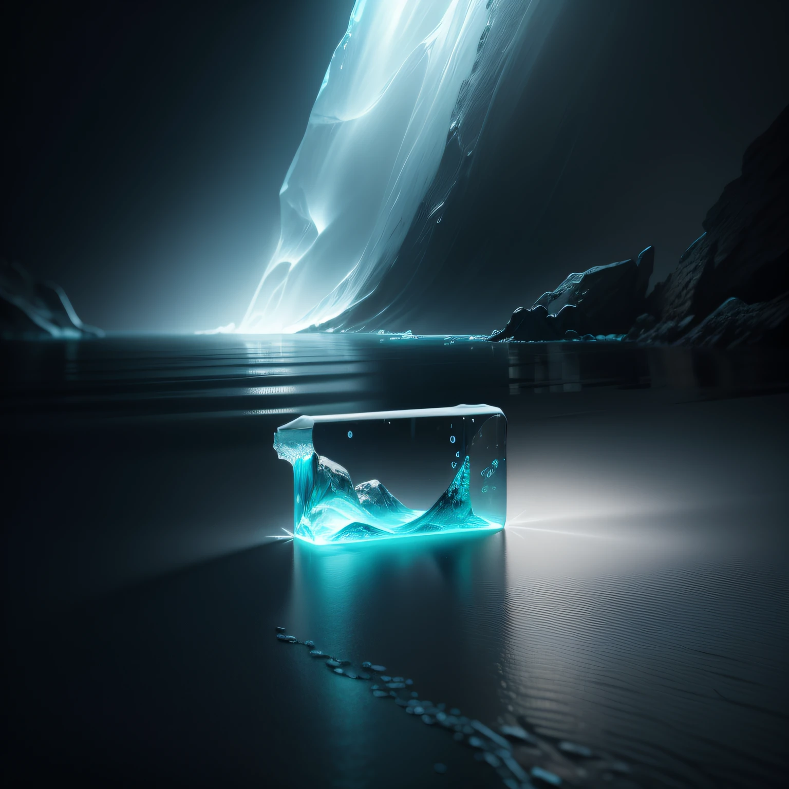 masterpiece, best quality, (seabed:1), ice, font art, 3d,
4k, Unreal Engine 5 rendering,
Film Lighting Art --auto