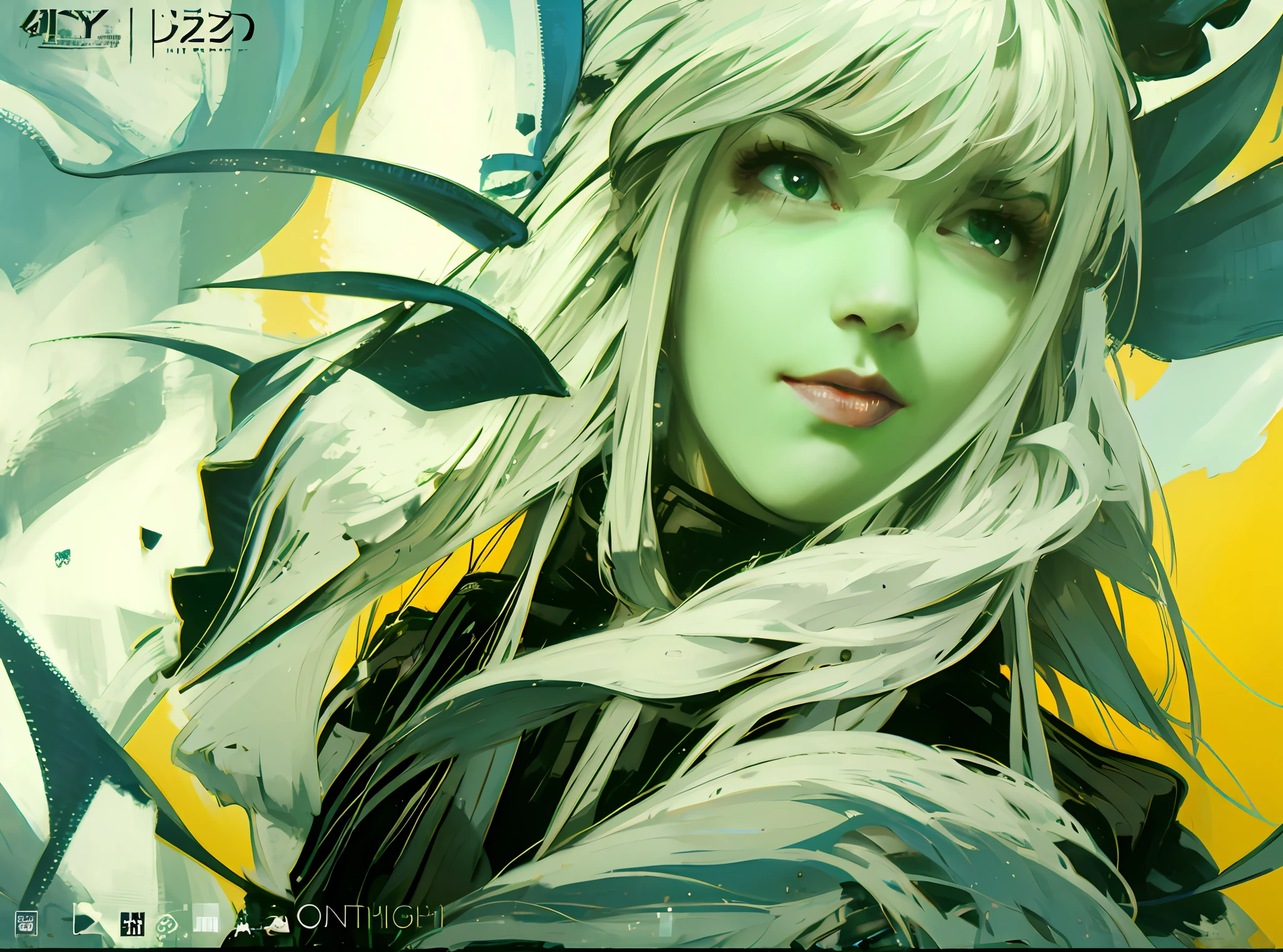 NY, (gradient hair, dutch angle:1.3), film grain, chromatic aberration, city, masterpiece, best quality, raw photo, photorealistic, absurdres, 1girl, cute, perspective, cowboy shot, highres, ultra detailed, detailed eyes and face, sharp pupils, realistic pupils, sharp focus, summer, night,