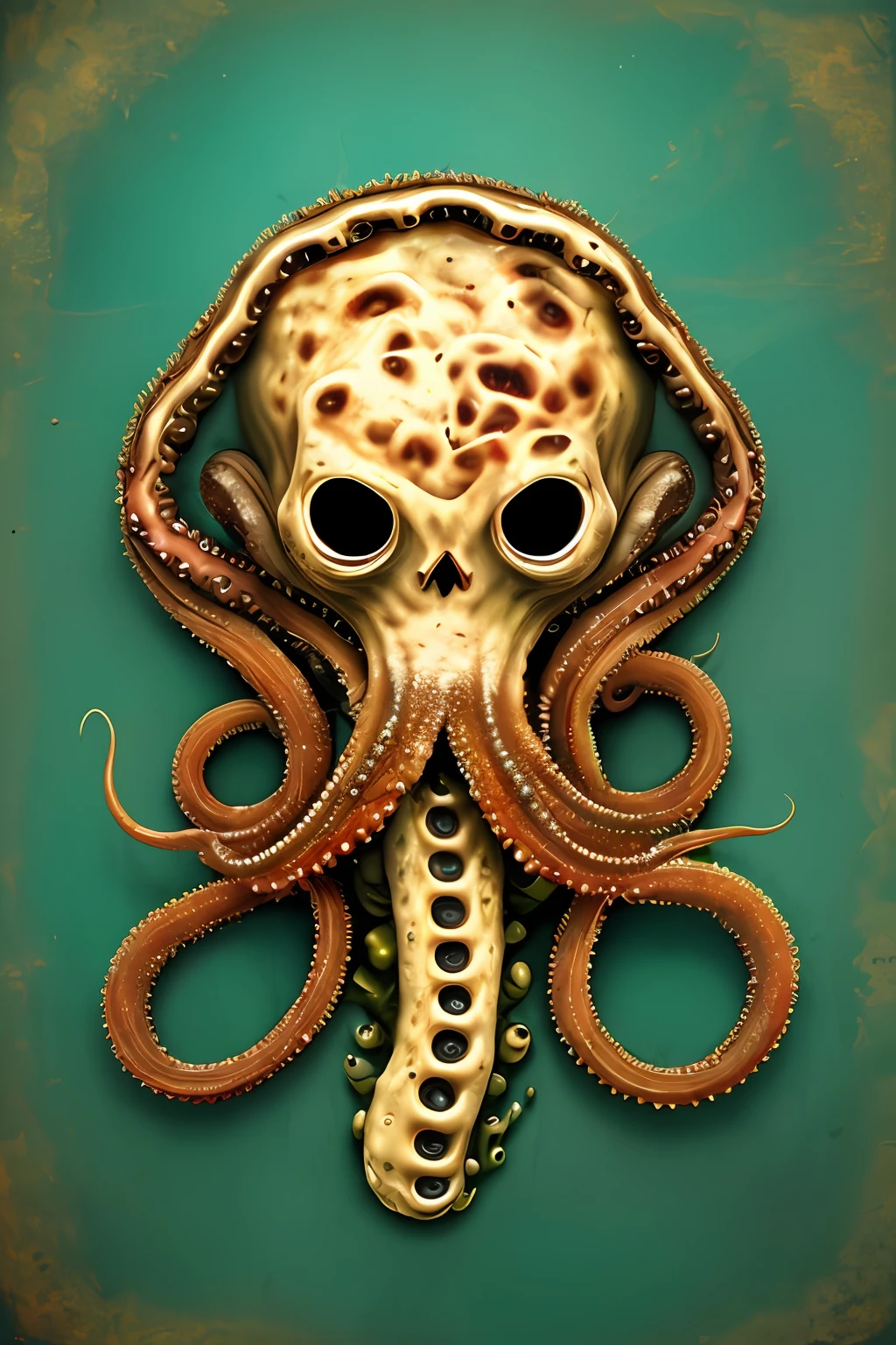 Stomach-chilling,nausea,vomit,Creamy,tentaculata,Cthulhu,8k wallpaper,filigree,funk,horrid,disarray,unholy,Anti-humanity