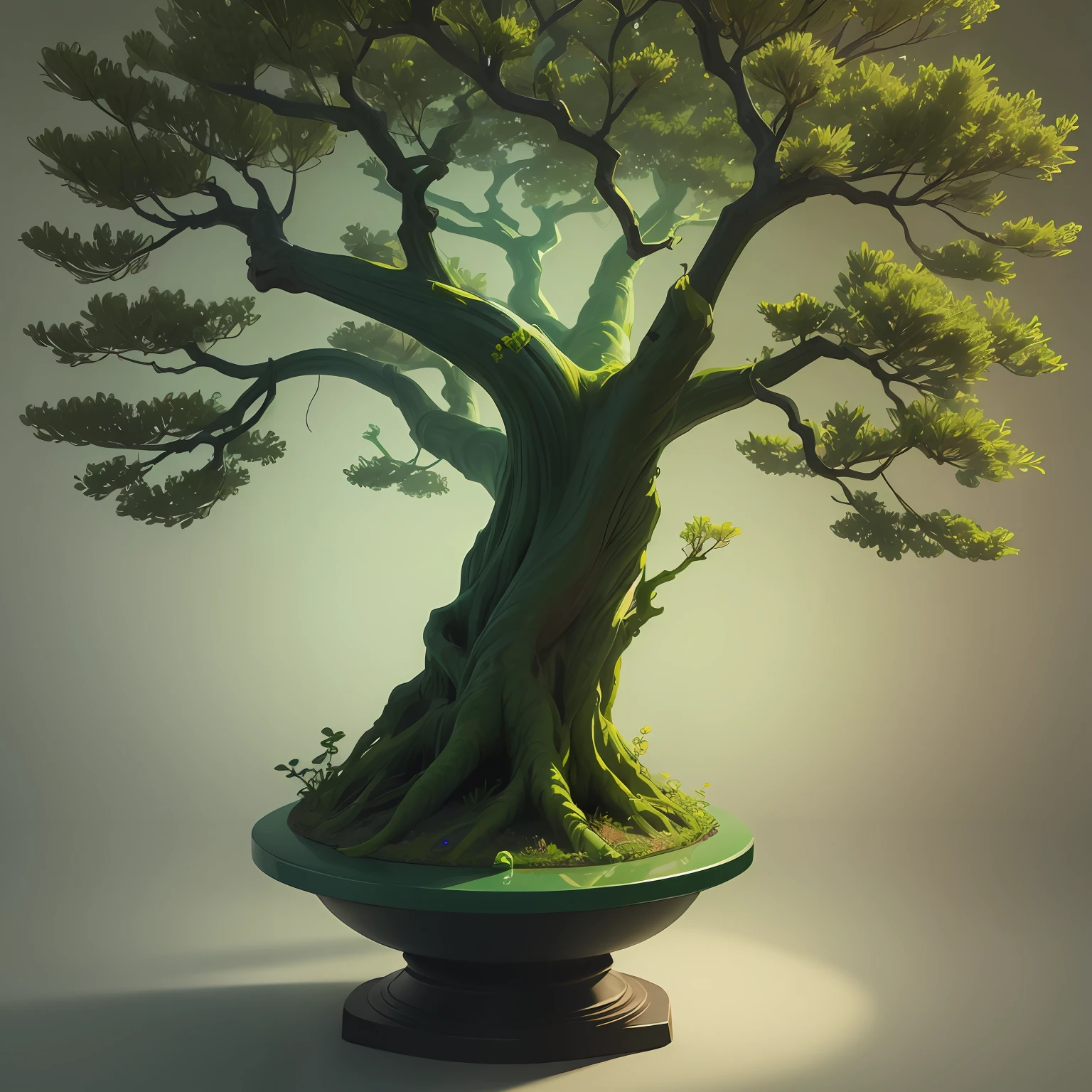 A tree made of jade --auto