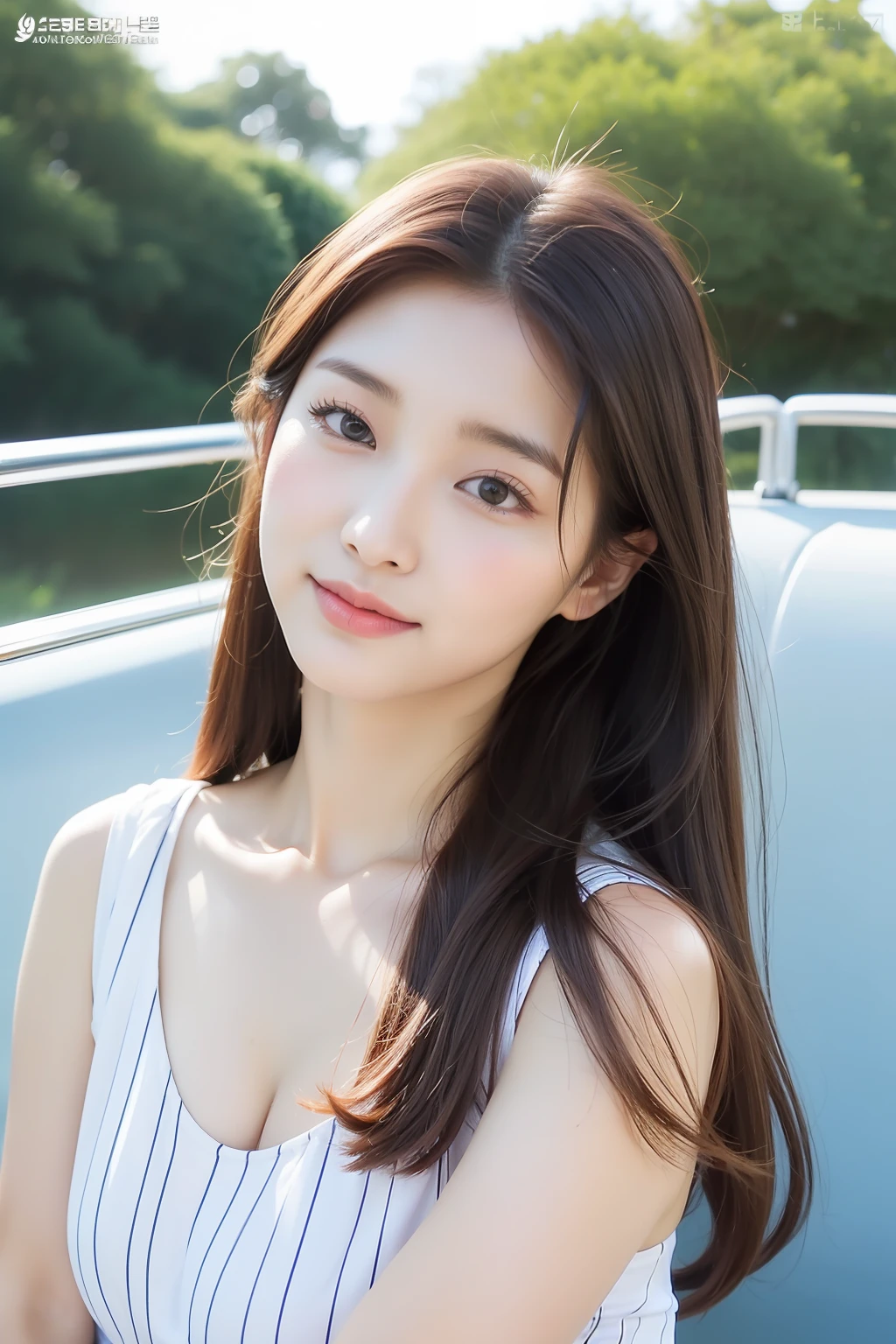 Photo of a Beautiful Korean kpop idol Woman, Summer,