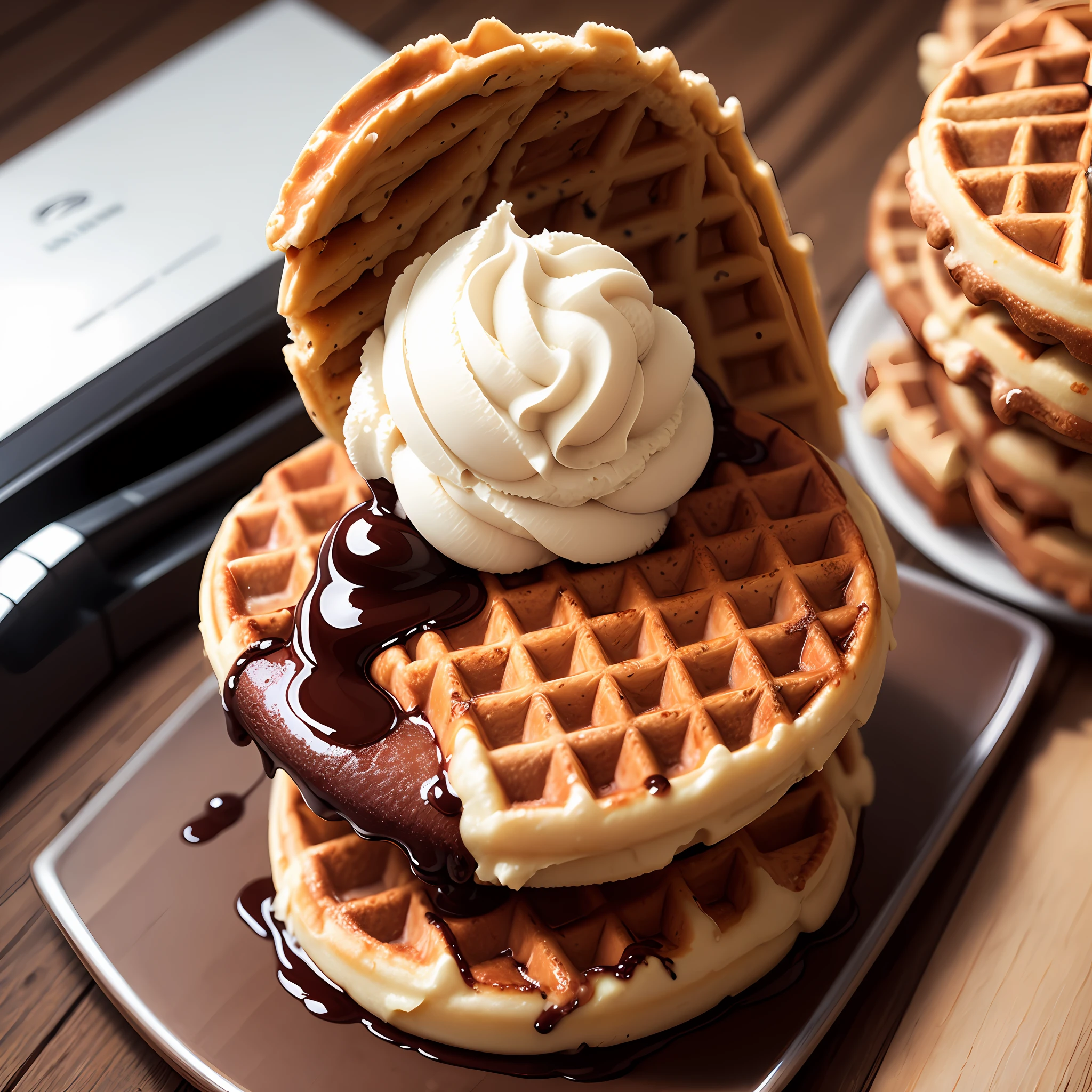 Waffle icecream --auto