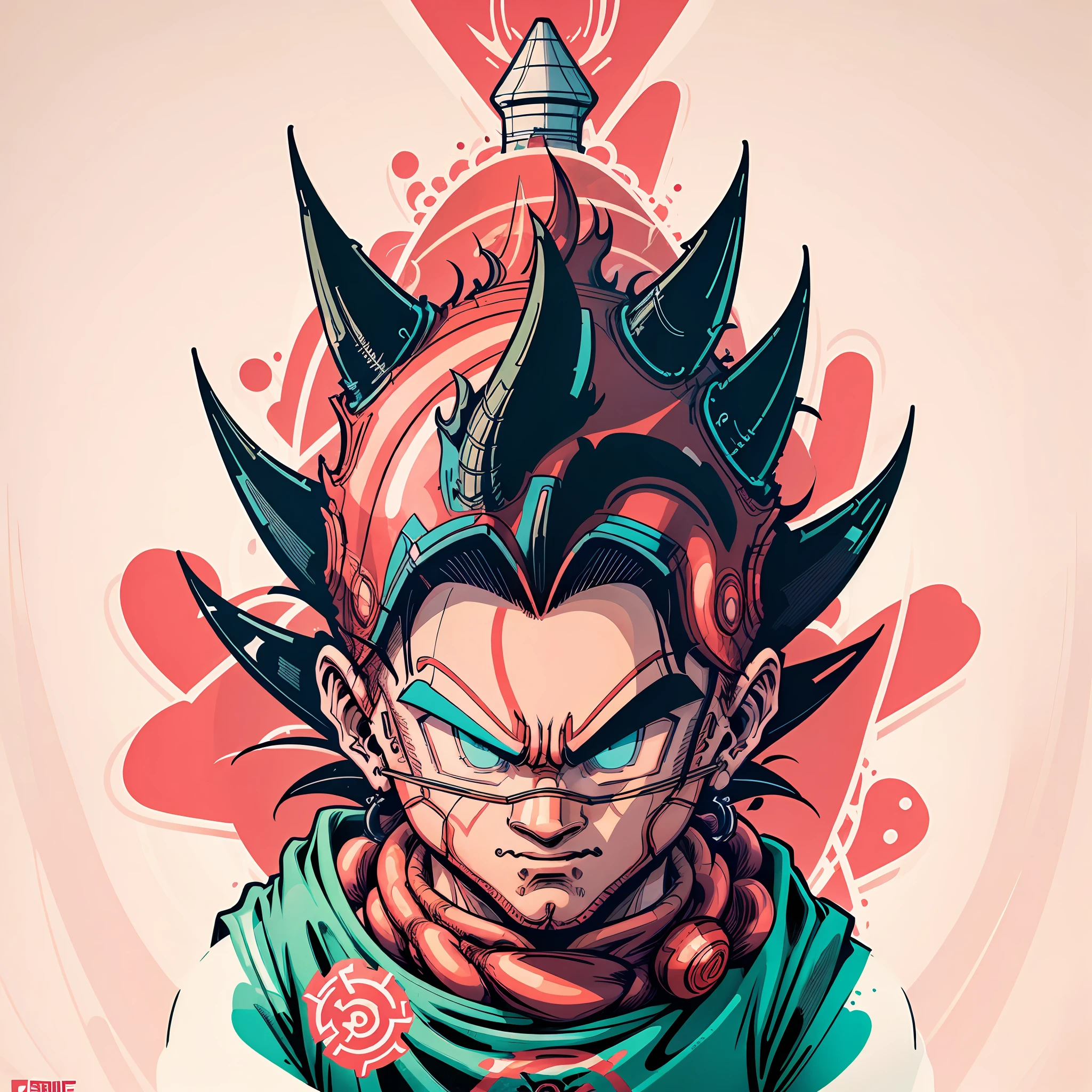 Criem uma serigrafia na roupa com dragon ball --auto