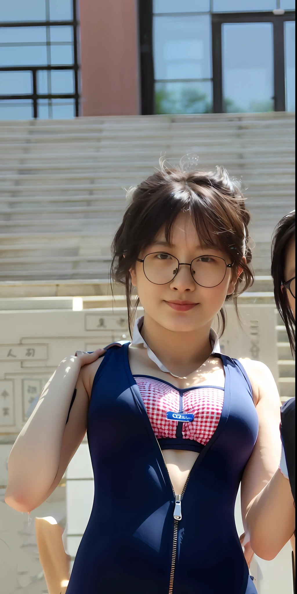 swim wears,比基尼,underdressing,nakeness,mideum breasts