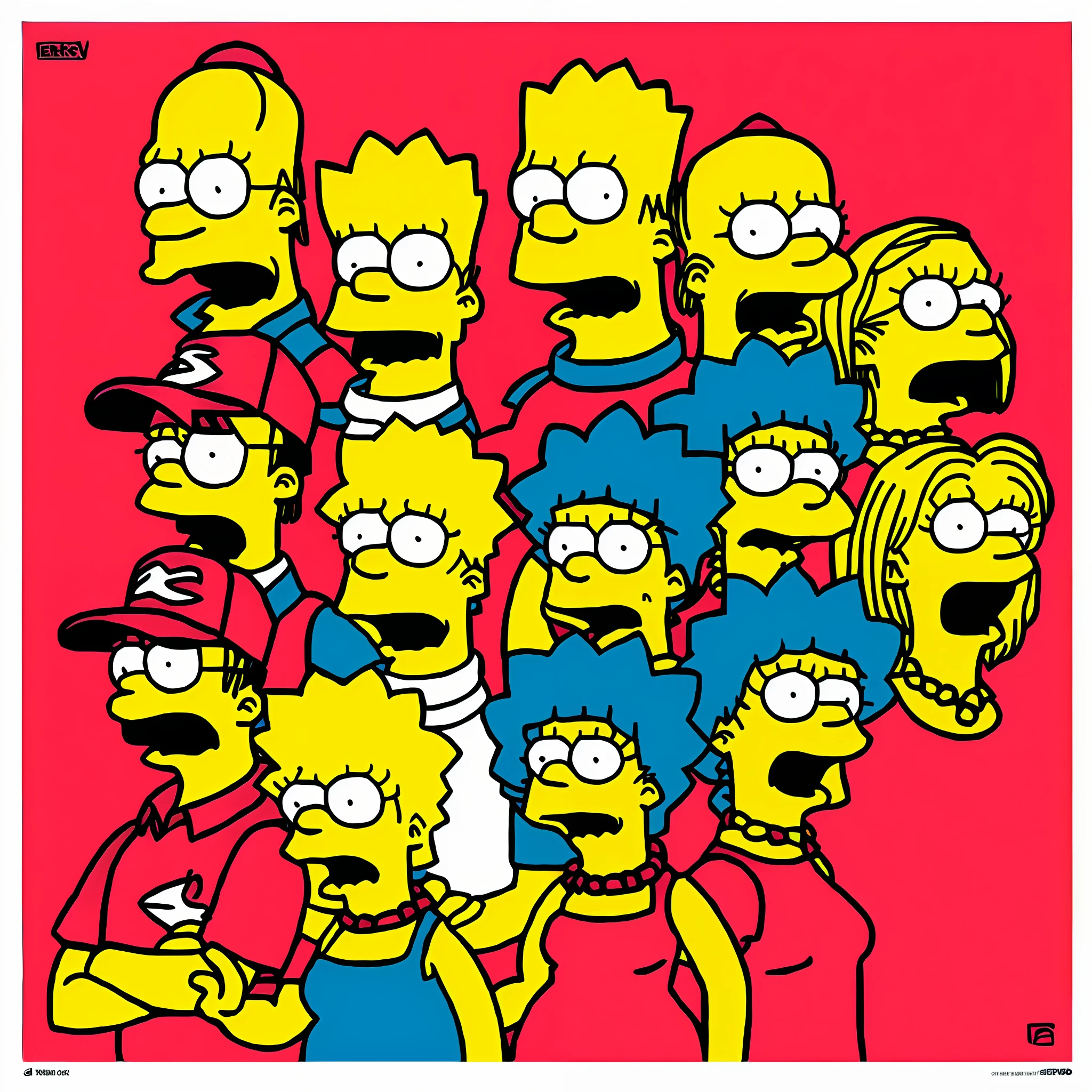 Crie uma serigrafia no estilo Simpsons --auto