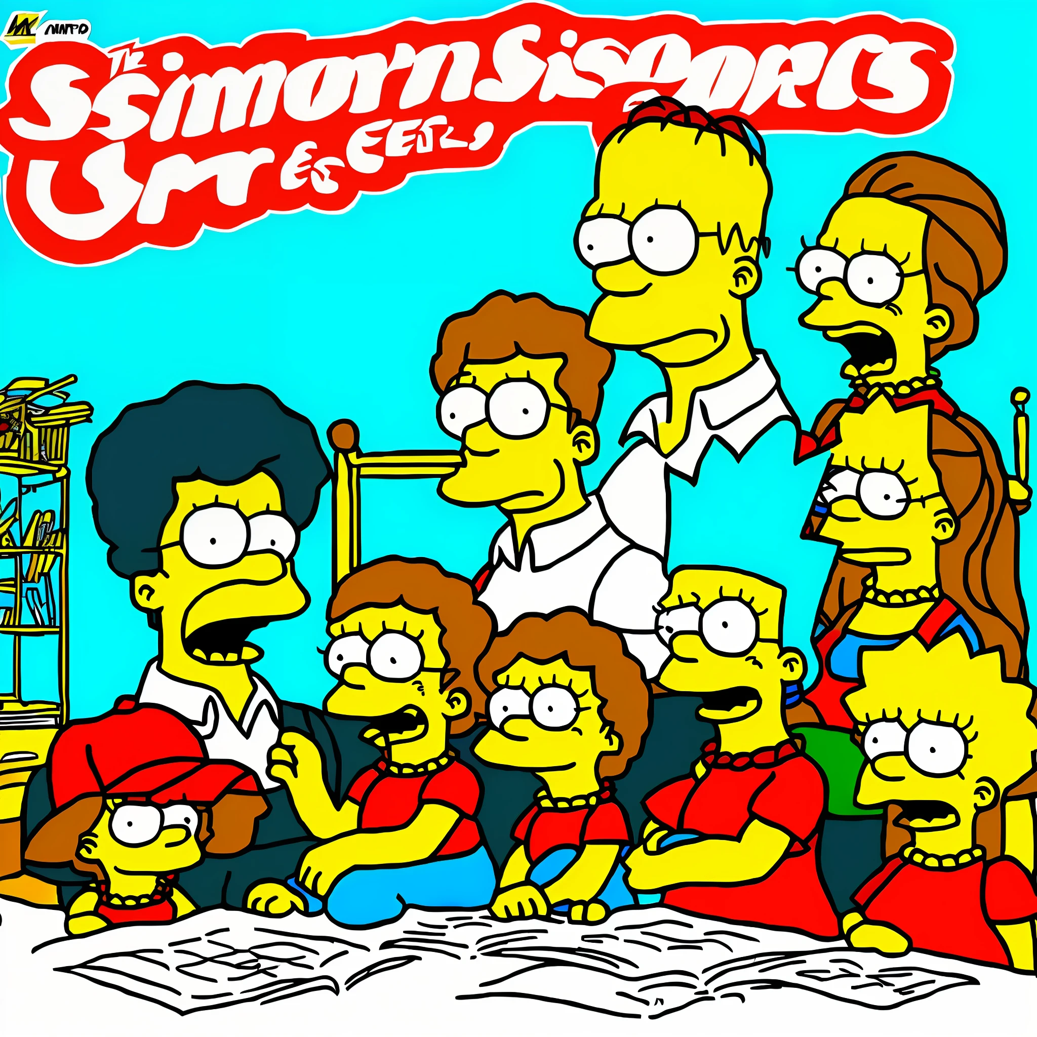 Crie uma serigrafia no estilo Simpsons --auto