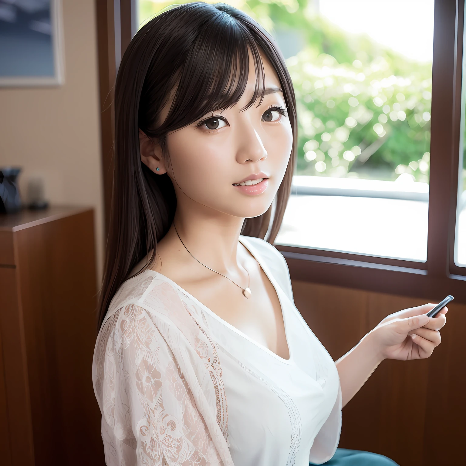 Japanese av actress, Sony A6700, super realistic --auto