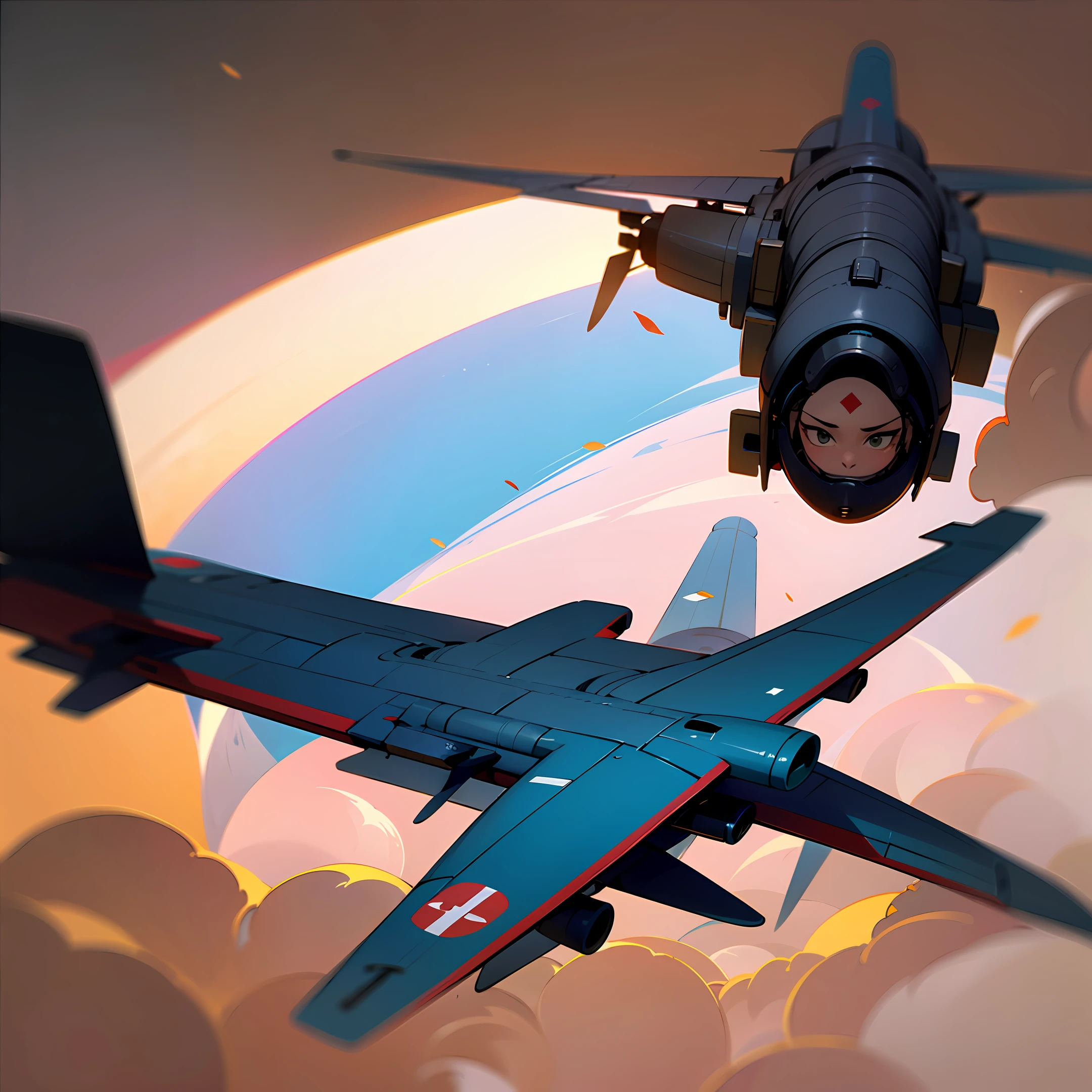 Skyplane,Ground bombing,A soldier