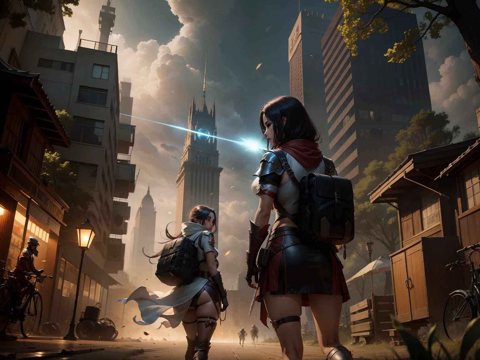 The costumes are more sexy and add more combat elements