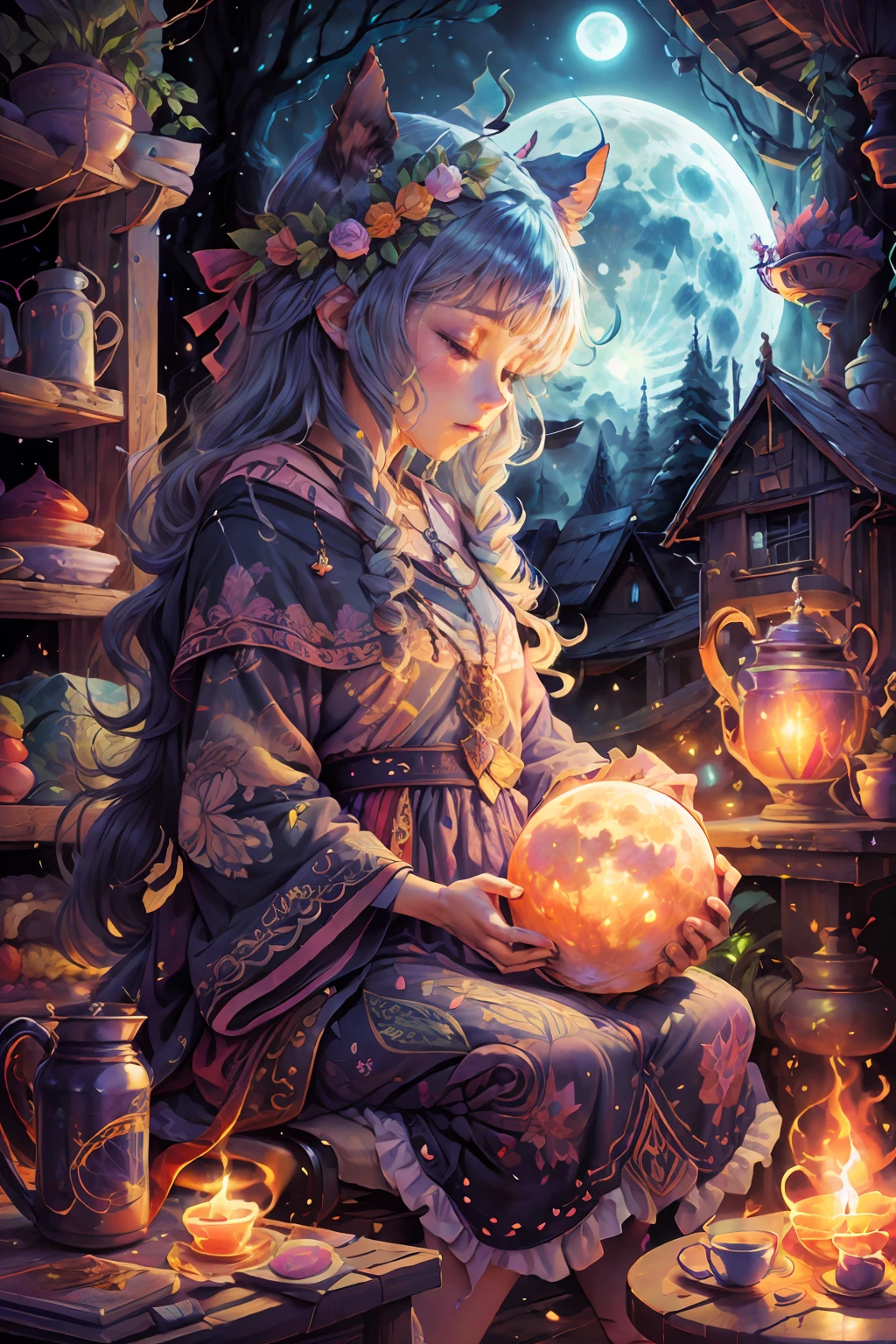 angelicales、fullmoon、pray、mystical、Fantastical --auto
