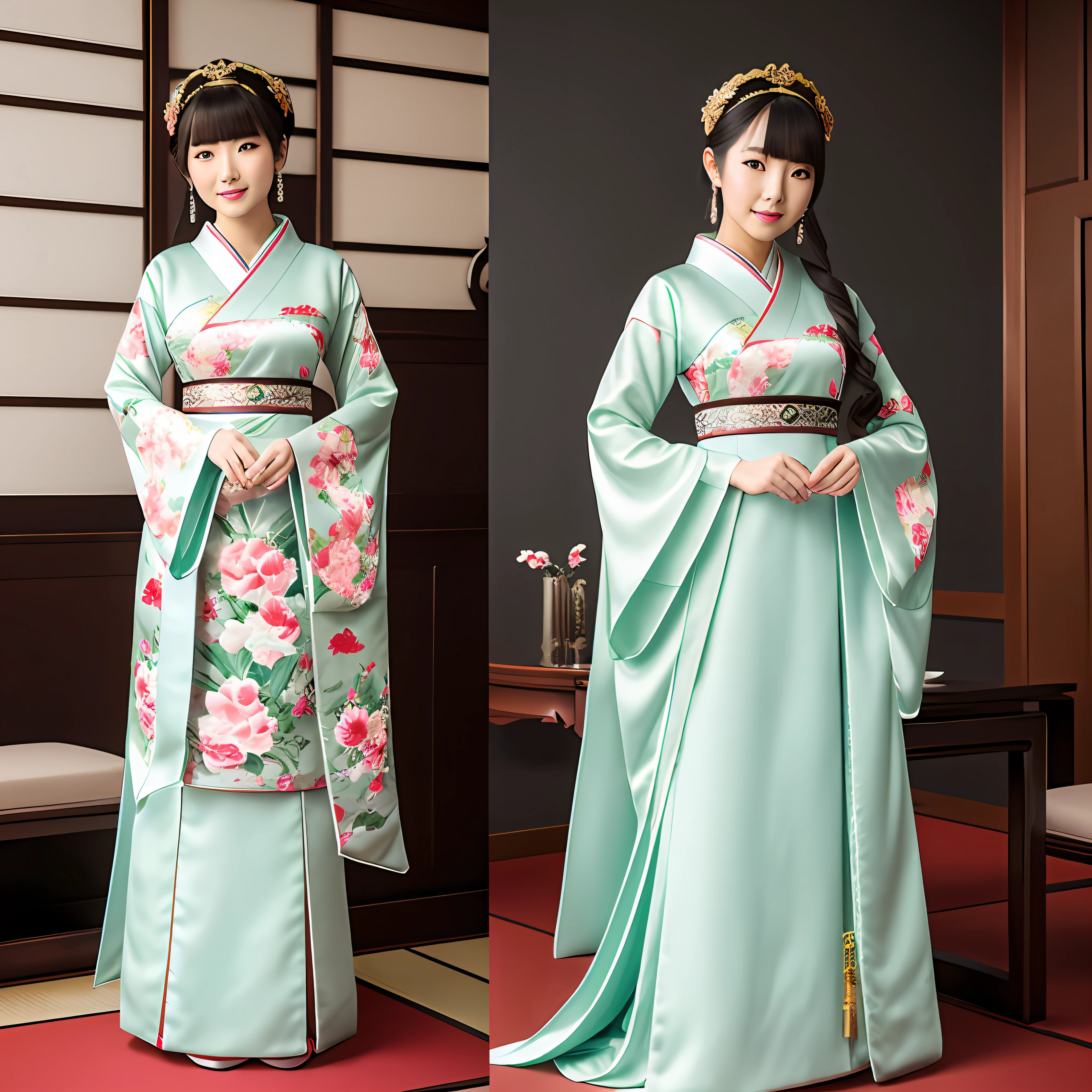Japanese av actress, Sony A6700, full body, weaing chinese dress, super realistic --auto