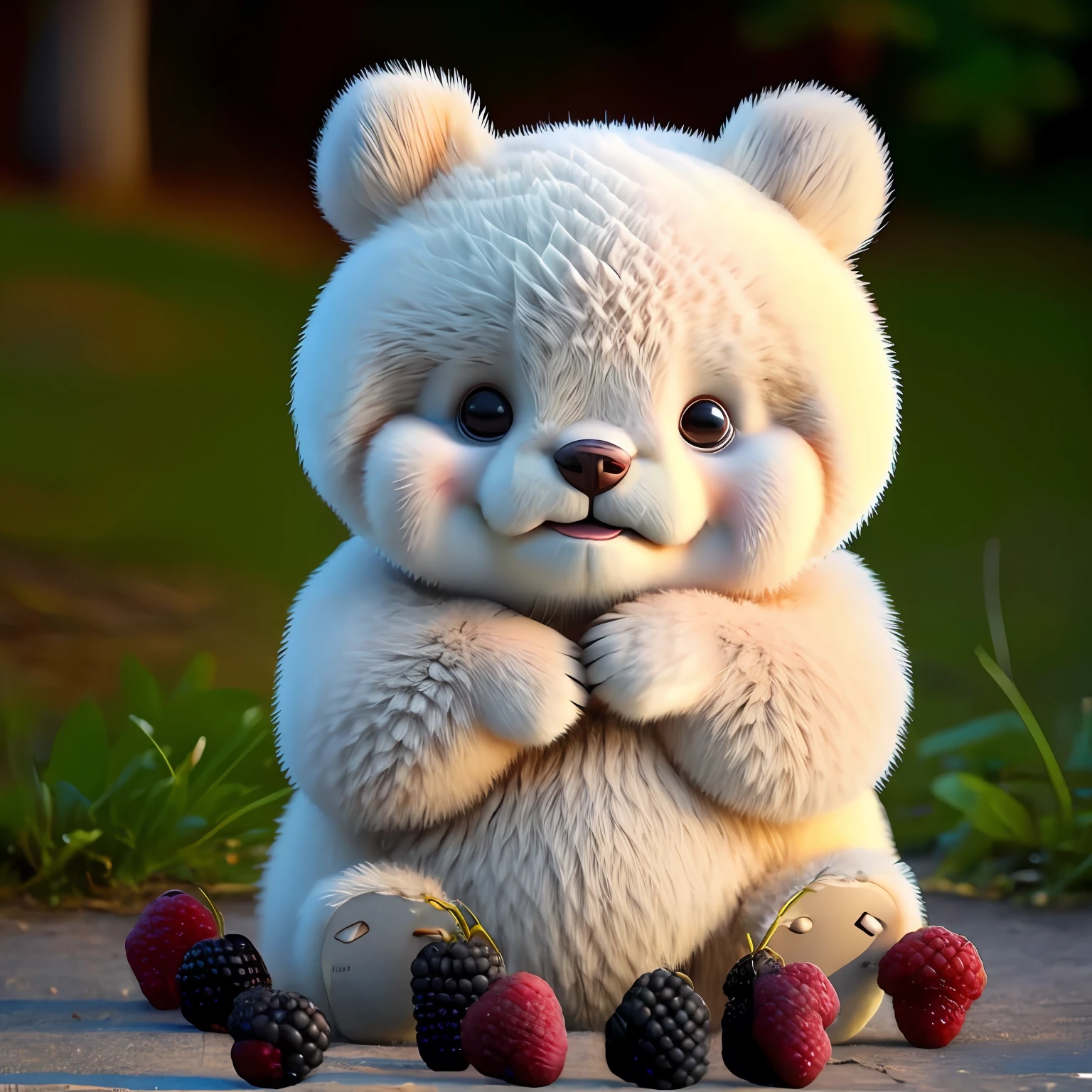 a bear in love with a blackberry --auto
