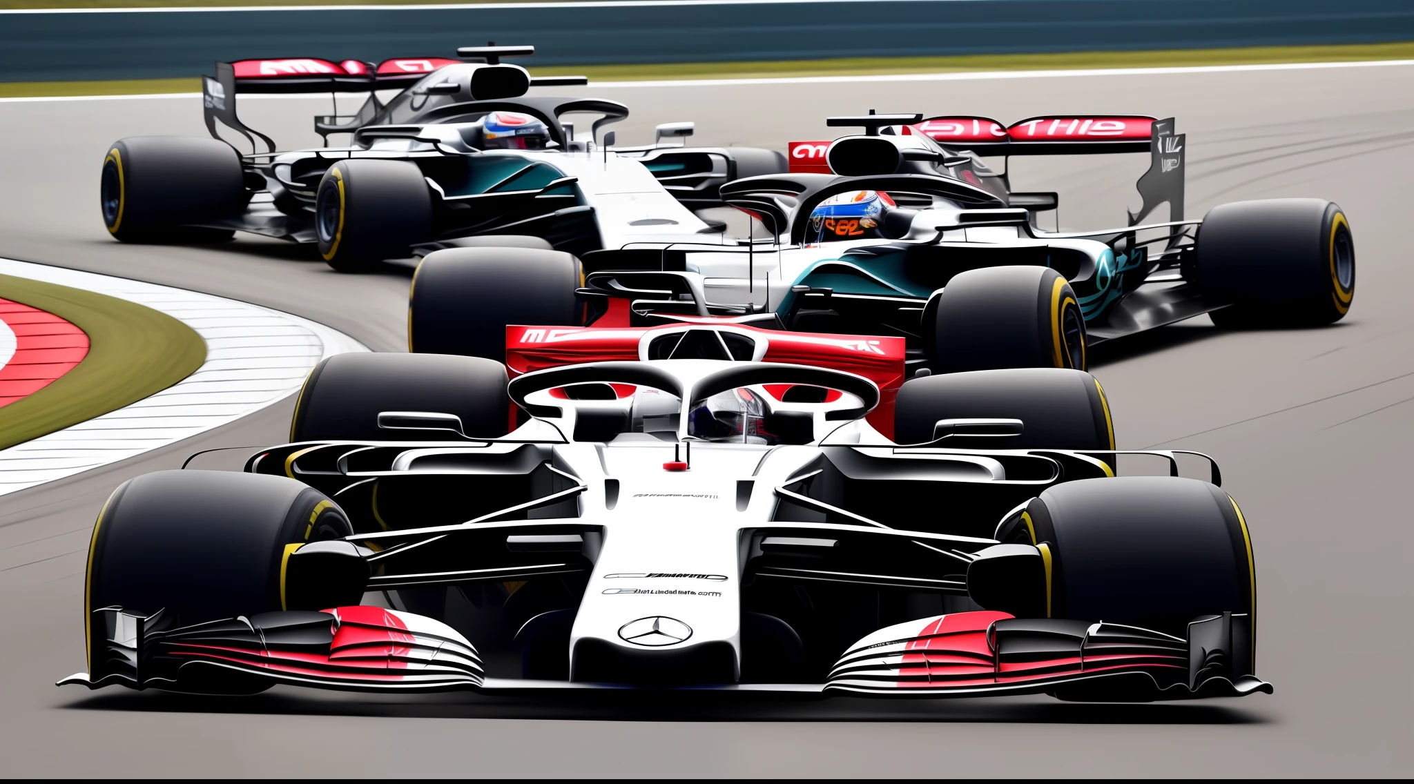 F1 Mercedes Benz car