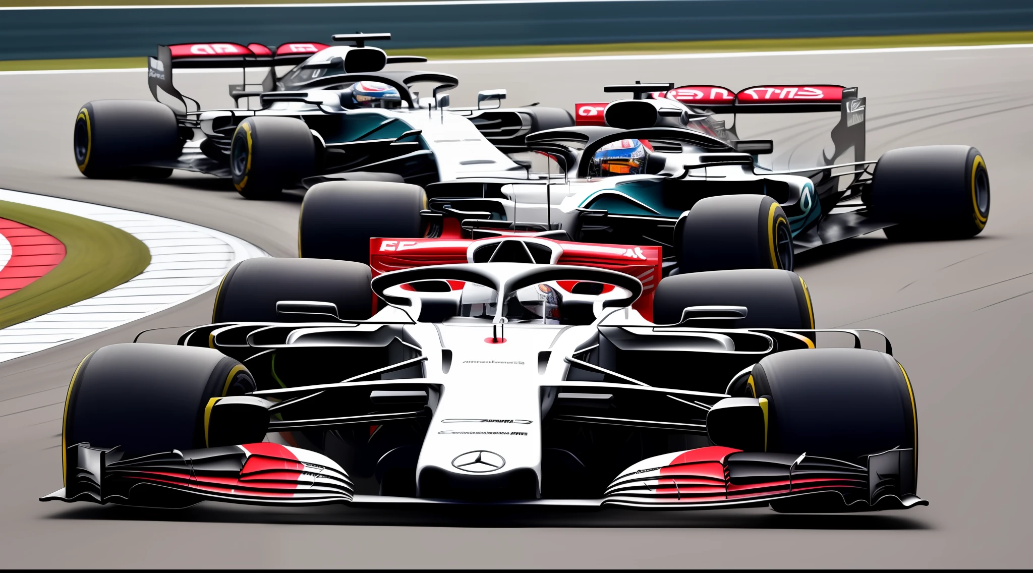 F1 Mercedes Benz car