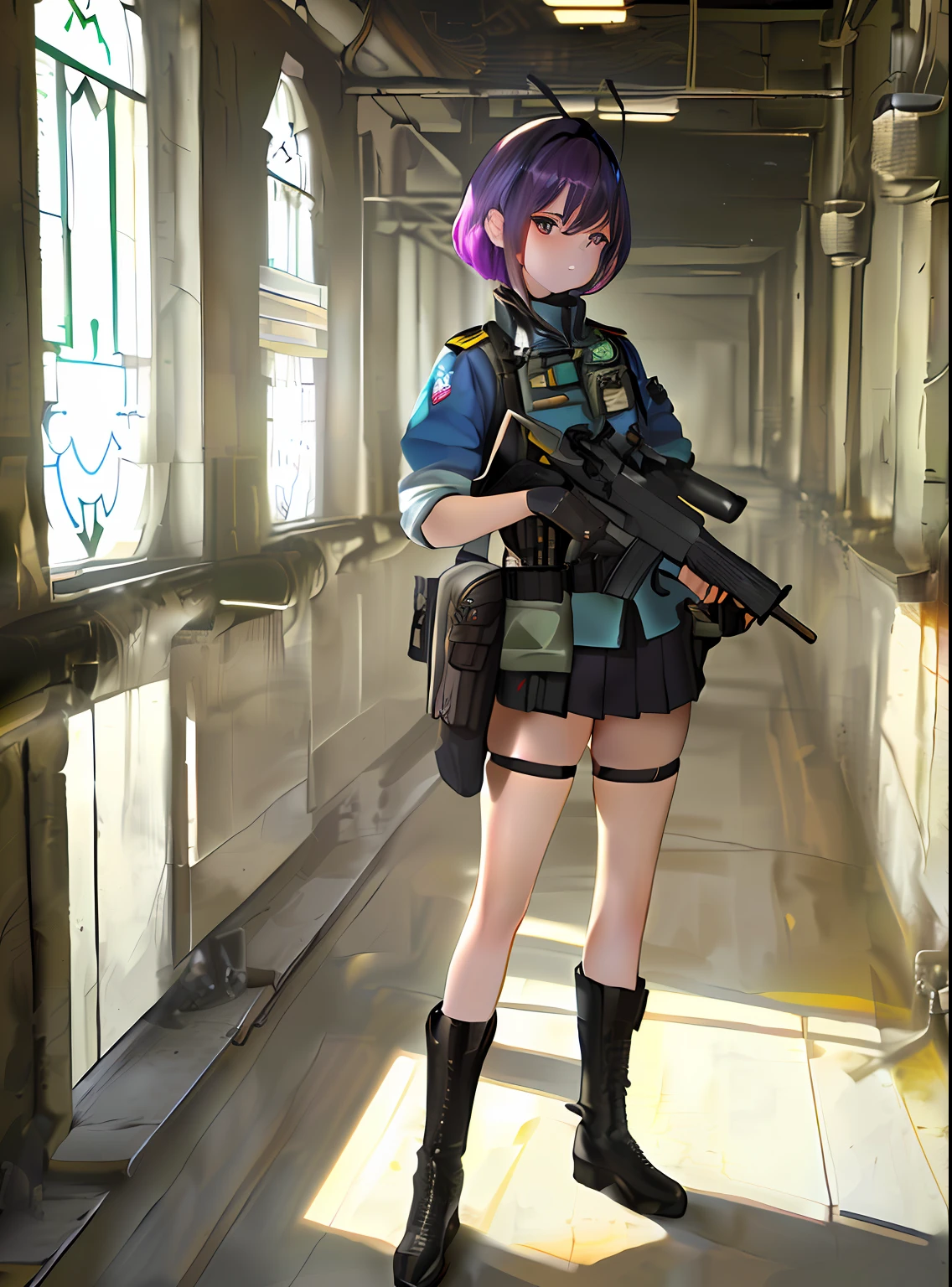Fully armed police