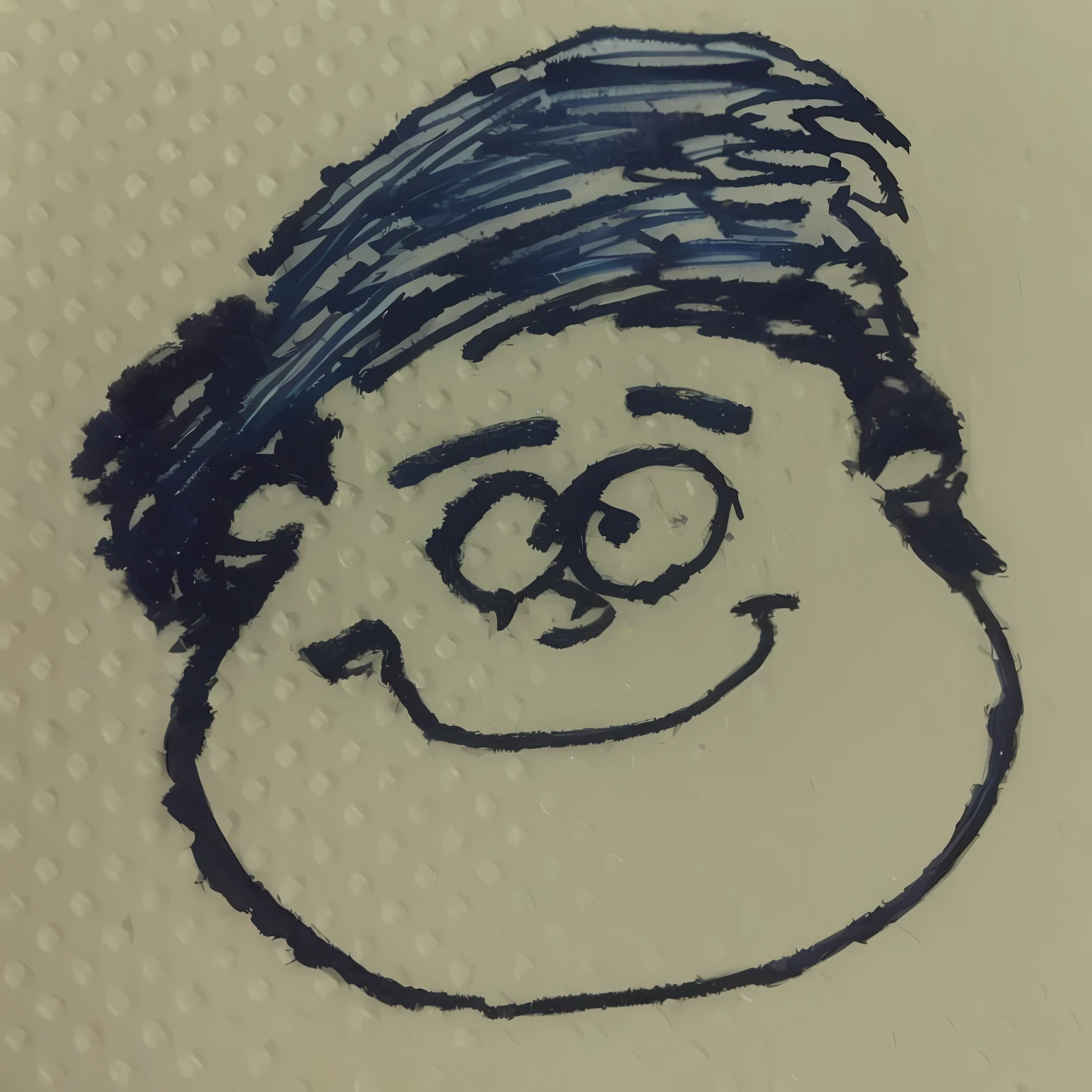 Arafed desenho de um homem em uma toalha branca, tinta na nota post it, desenhado em papel manteiga branco, Representado como um personagem da Pixar, mal desenhado, desenhado em papel, giz de cera sobre papel, cara dos desenhos animados, inspirado em Harry Beckhoff, retrato dos desenhos animados, desenho dos desenhos animados, Dirigir, Como um personagem da Pixar, Rosto finamente ilustrado --auto