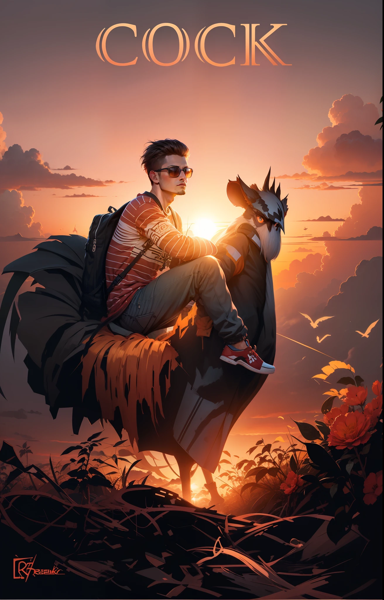 Sunset bg change realstick
