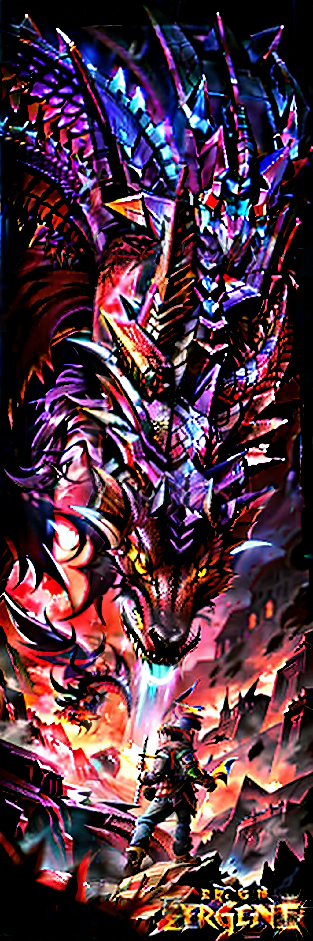 (League of Legends concept art, Splash Art):0.7,(Injected with the skin of Zerg hydra AND Roshan AND spikes AND large mouth):1.3,(Arafard's dragon image AND head giant AND detailed bran AND dragon artemisia devouring art AND detailed hot hair):1.5,(Zerg Hydra AND Adam Maczynski):1.2,(dragon maw):0.7