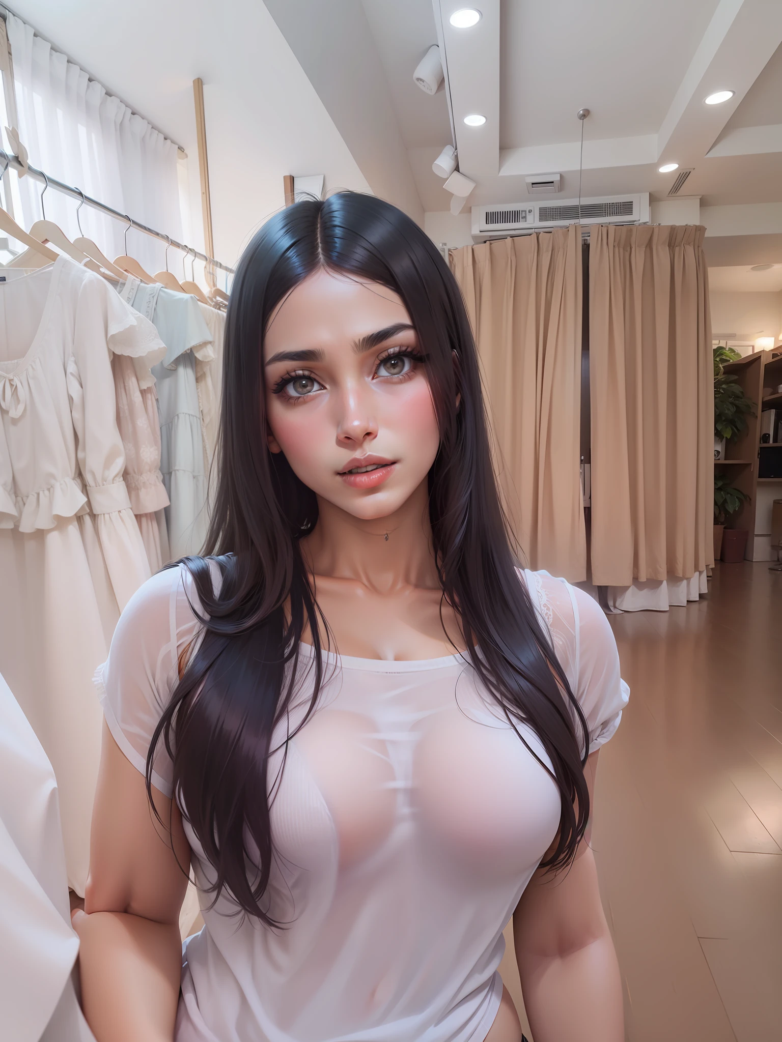 Arabian Women,White bra,(Bigchest:2.0)Beautiful Arab woman,