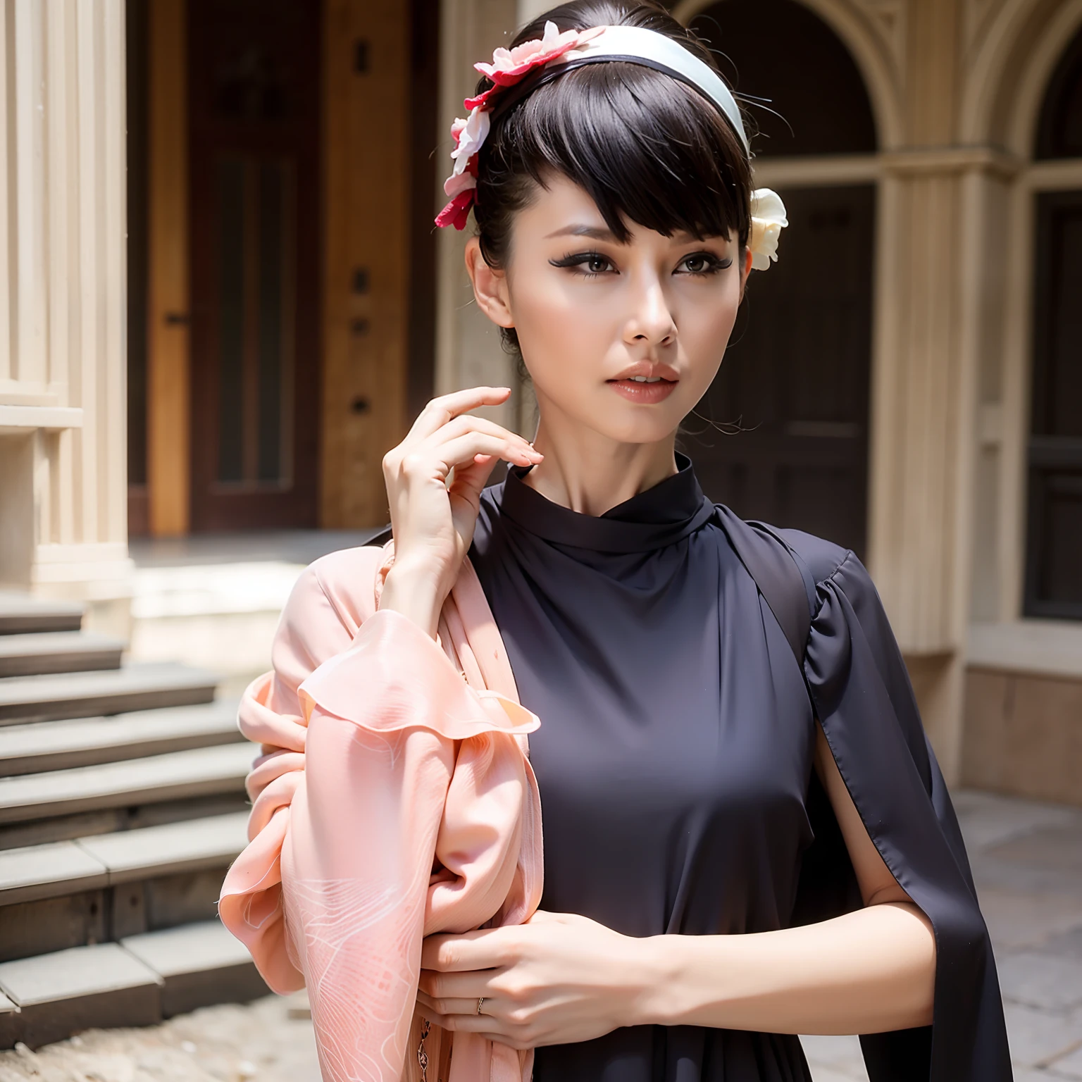 (tmasterpiece,realisticlying:1.3),(extremly intricate:1.1),Close-up Shot Shot,sportrait,(Dark skin:1.2),Hanfu,period costume,long whitr hair,nedium breasts,(starrysky:1.2),looking at viewert,Italian,tilt of the head,ventania,(natta),(nigh sky:1.2),exteriors,A desert,1girll,独奏,cinematric light,超A high resolution,8k UHD,filmgrain,perfect anatomia,Exquisitely Detailed Skin,best shadow,darkly,Delicate,RAW, A high resolution,Clean lines,