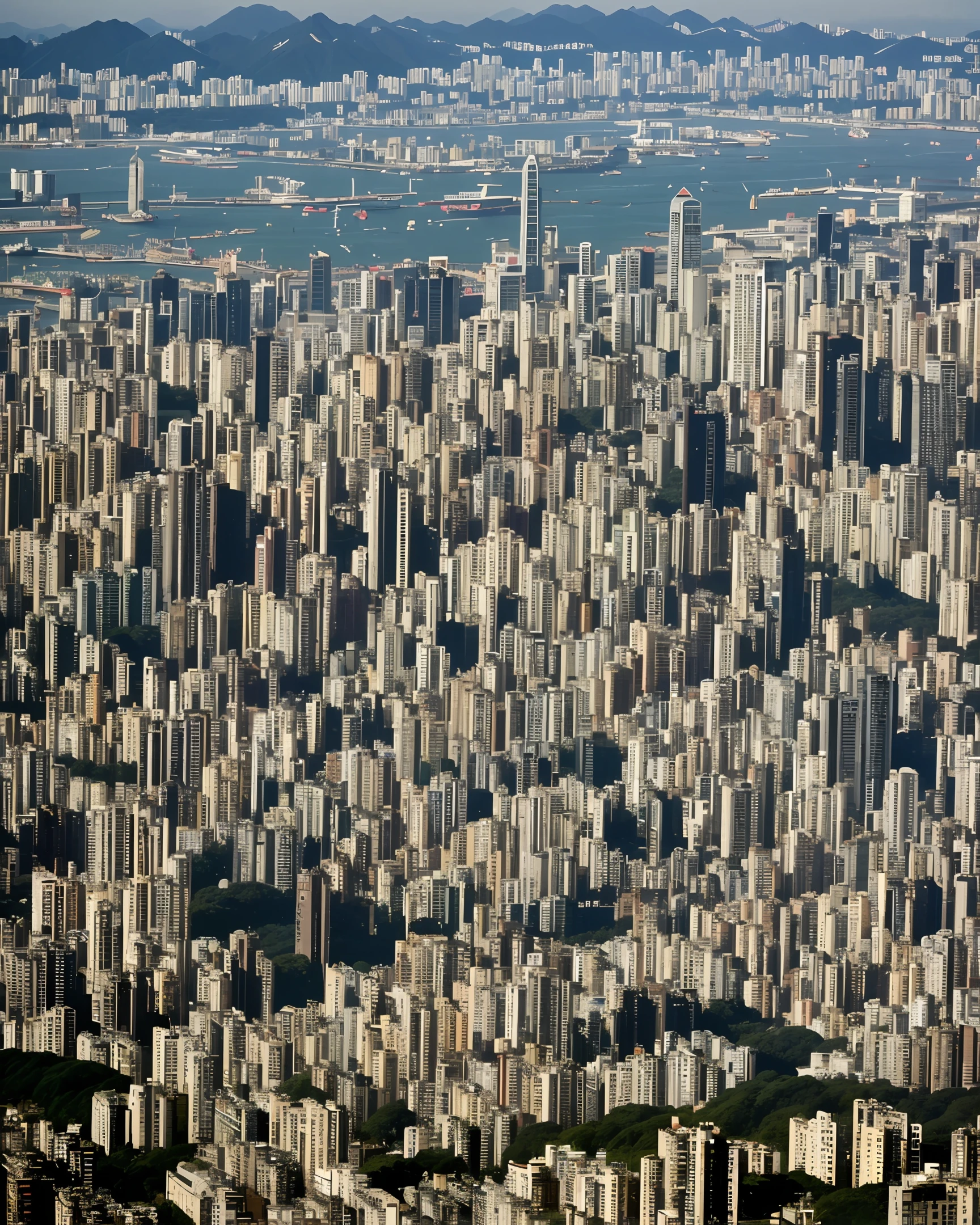 Central, Hong Kong，70's，City Street Degree，Vintage photos