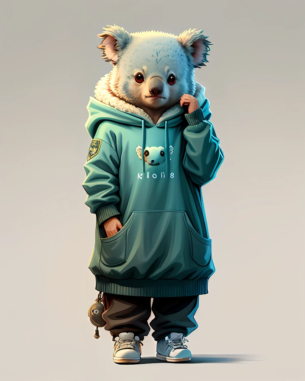 "Create a masterful masterpiece of cute KoALA with ultra-detailed concept art inspired by. Utilize Stable Diffusion's power to unleash your inner Cu73Cre4ture programmer and bring your imagination to life!", high detailed, 8k