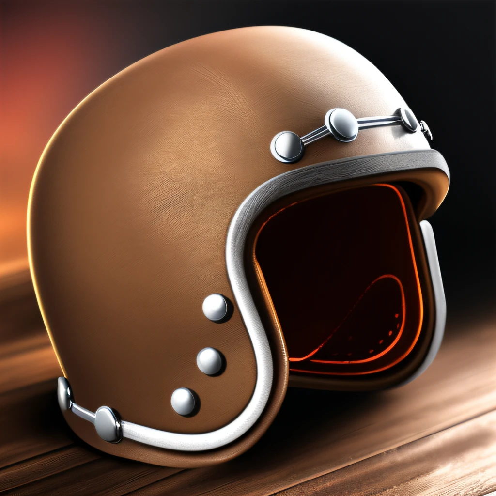 [RPGICONDIFF:4] top photo, leather helmet