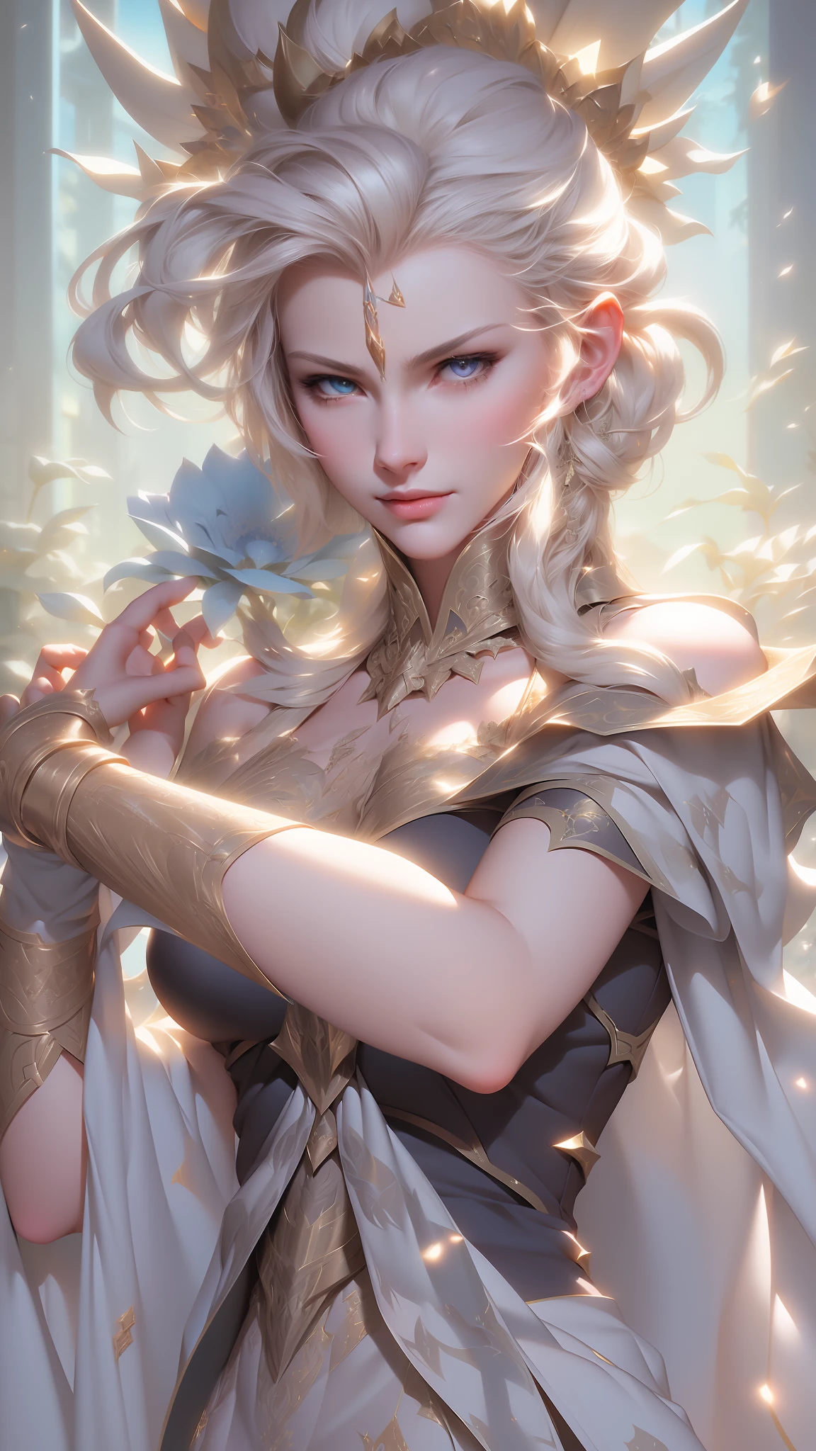 elsa in final fantasy viii cloth style,(masterpiece, top quality, best quality, official art, beautiful and aesthetic:1.2), (1girl:1.3), (fractal art:1.3),masterpiece, best quality, (extremely detailed CG unity 8k wallpaper), (best quality), (best illustration), (best shadow), absurdres, realistic lighting, (Abyss), beautiful detailed glow,