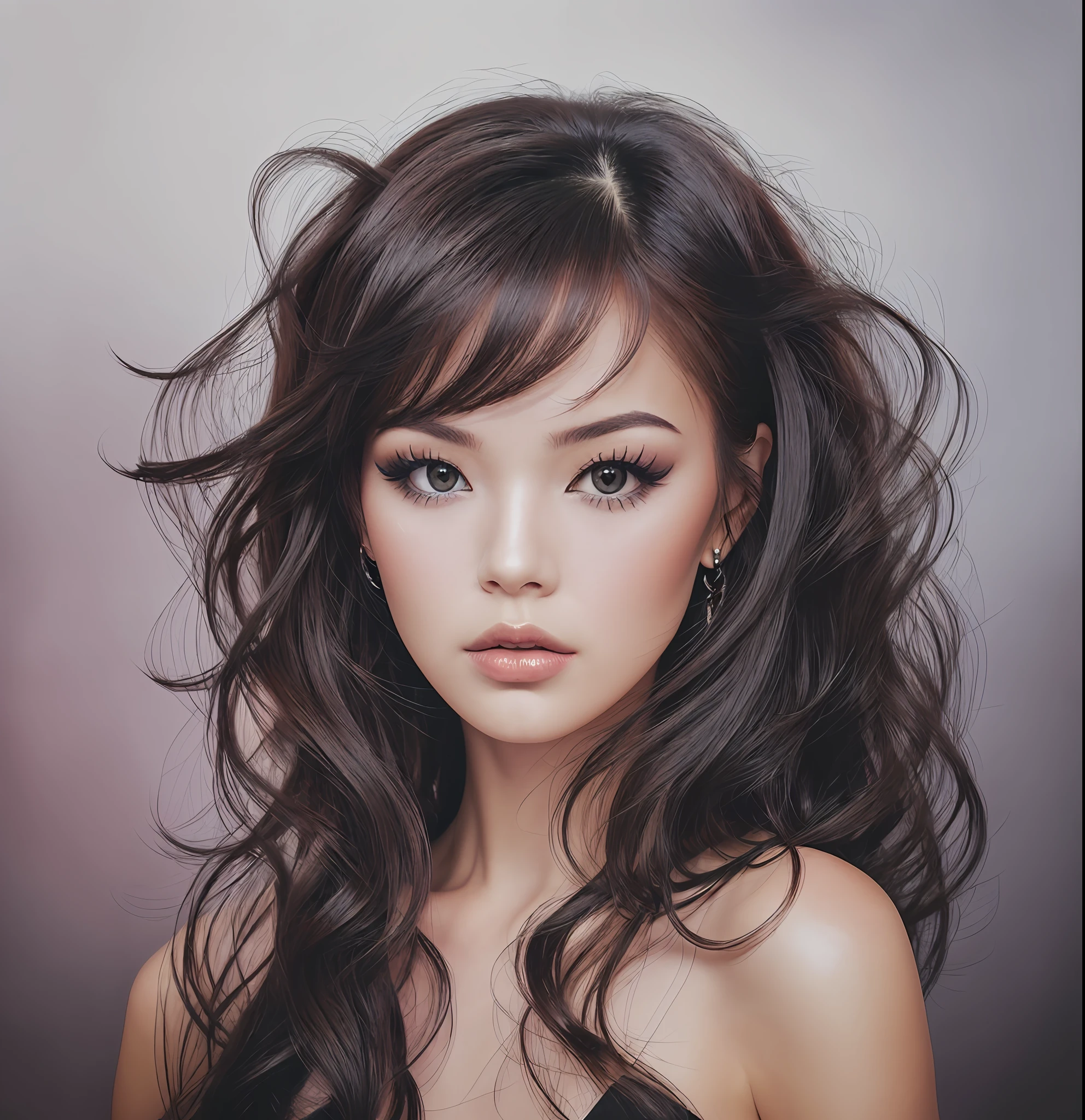 Face Chart makeup, Black skyn, symmetrical, portrait, beauty, fashion, Stylish, realistic, Full portrait, Glamour --auto --s2