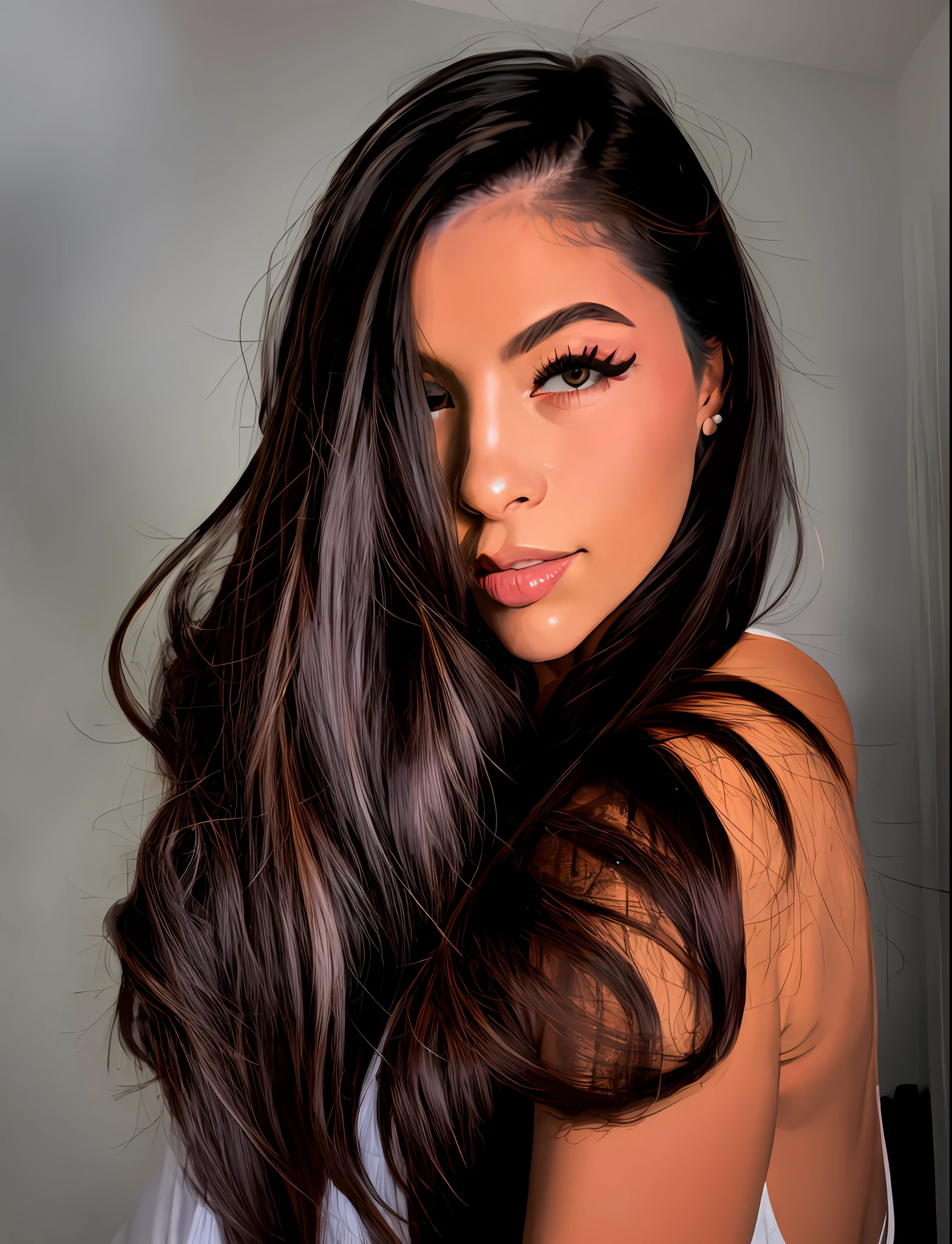 1 mulher, cabelo de rabo de cavalo, brassier, corpo inteiro, fundo da rua, foto RAW, bonito, rosto detalhado, olhos detalhados, cabelo altamente detalhado, Perfect eyelashes, iris detailed, Detailed Lips, pele altamente detalhada, poros da pele, 8k, uhd, dslr, soft-lighting, alta qualidade, Fujifilm XT3