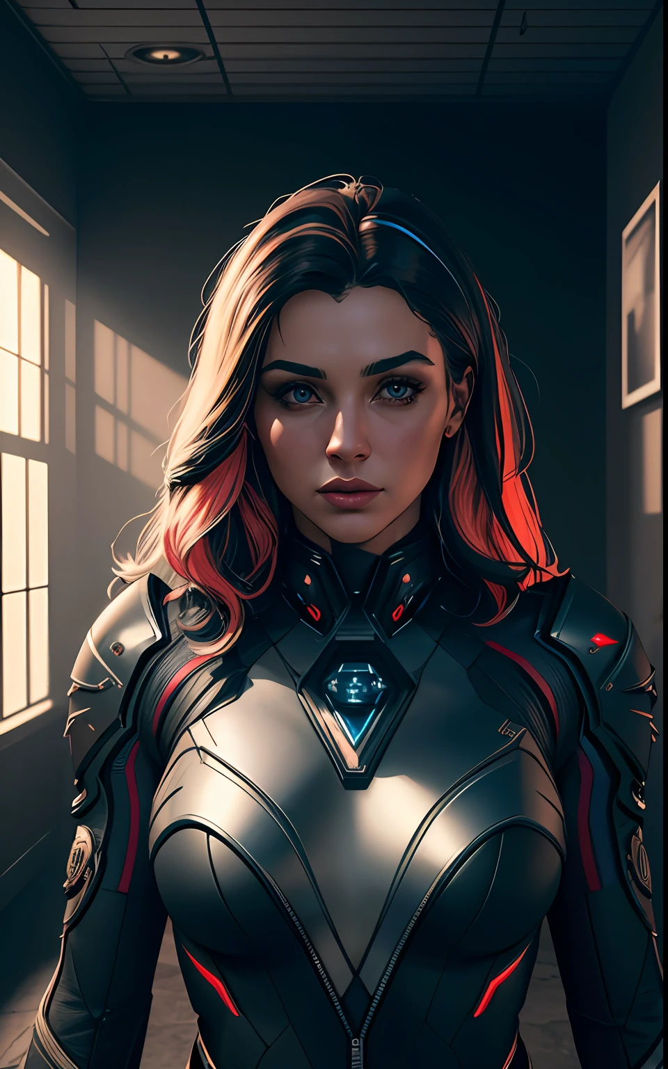 (comic style), (colored line art:1.5), ((Best quality)), ((masterpiece)), (detailed:1.4), 3D, an image of a beautiful cyberpunk female,HDR (High Dynamic Range),Ray Tracing,NVIDIA RTX,Super-Resolution,Unreal 5,Subsurface scattering,PBR Texturing,Post-processing,Anisotropic Filtering,Depth-of-field,Maximum clarity and sharpness,Multi-layered textures,Albedo and Specular maps,Surface shading,Accurate simulation of light-material interaction,Perfect proportions,Octane Render,Two-tone lighting,Wide aperture,Low ISO,White balance,Rule of thirds,8K RAW, (realistic:1.3), (mature adult:1.5),