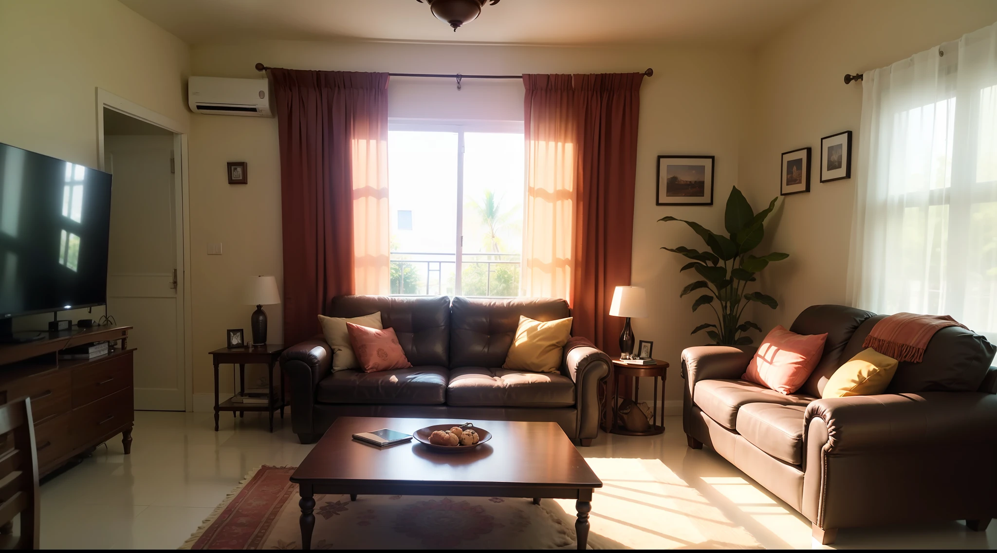 (melhor qualidade, obra-prima, ultra detalhado), (The best lighting, uma cena extremamente delicada e bonita), em casa Pedro sai de casa de Marta
