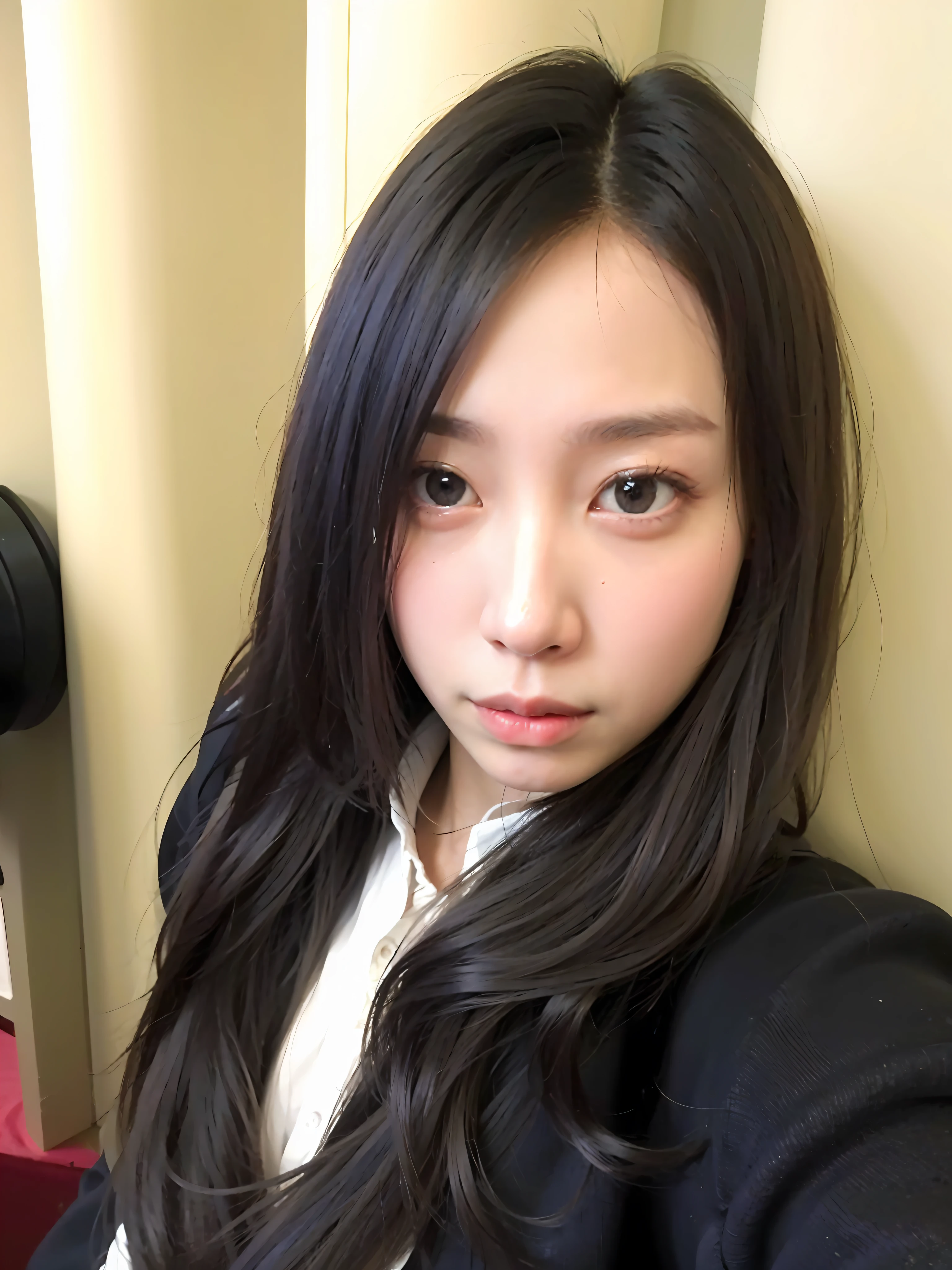 ((Best Picture Quality)),((professional photoshooting)),High class and elegant,Lean against the wall,Ambient light,Unique eyes,比基尼,blacksilk