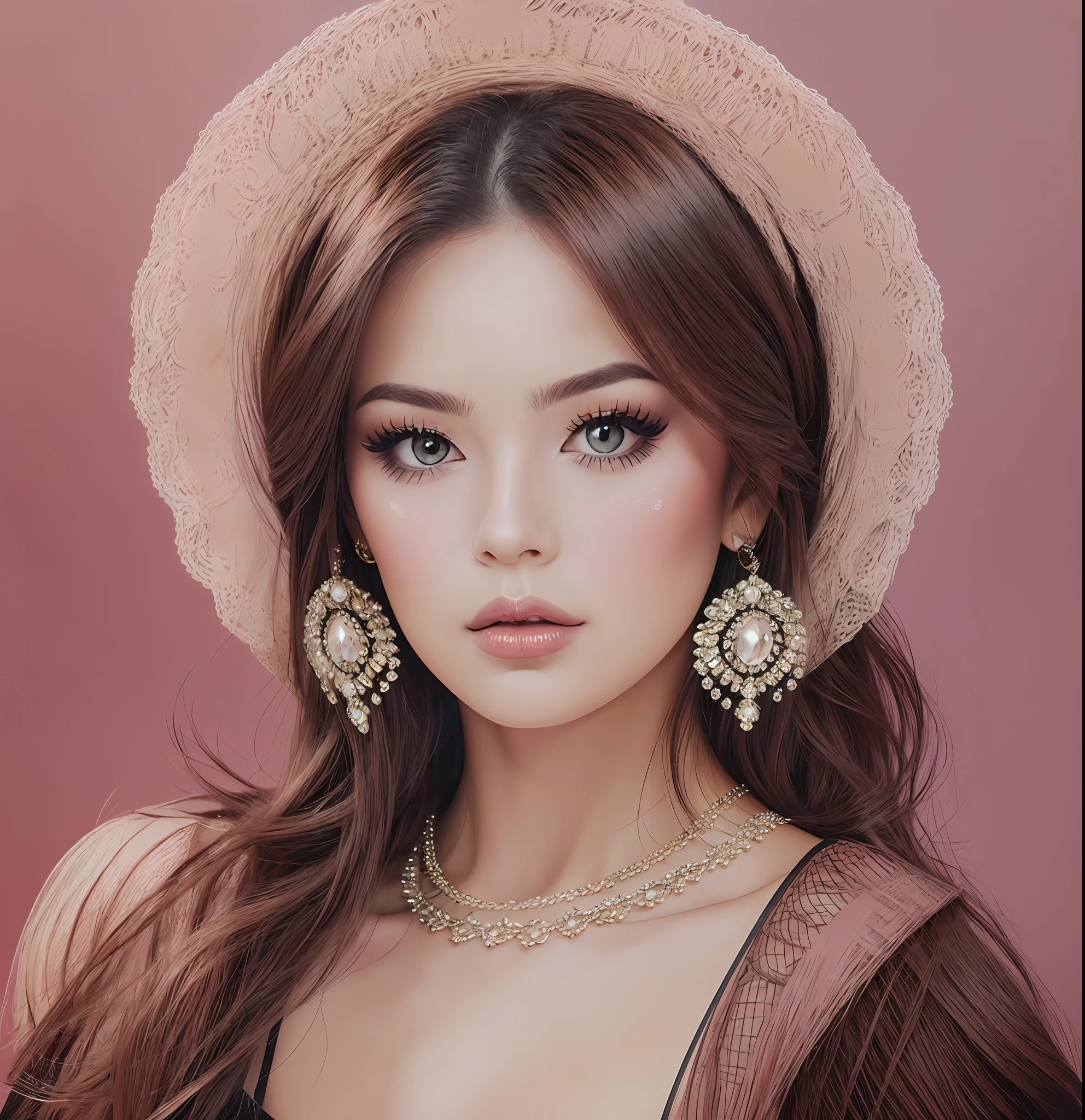 Face Chart makeup, symmetrical, portrait, beauty, fashion, Stylish, realistic, Full portrait, Glamour --auto --s2