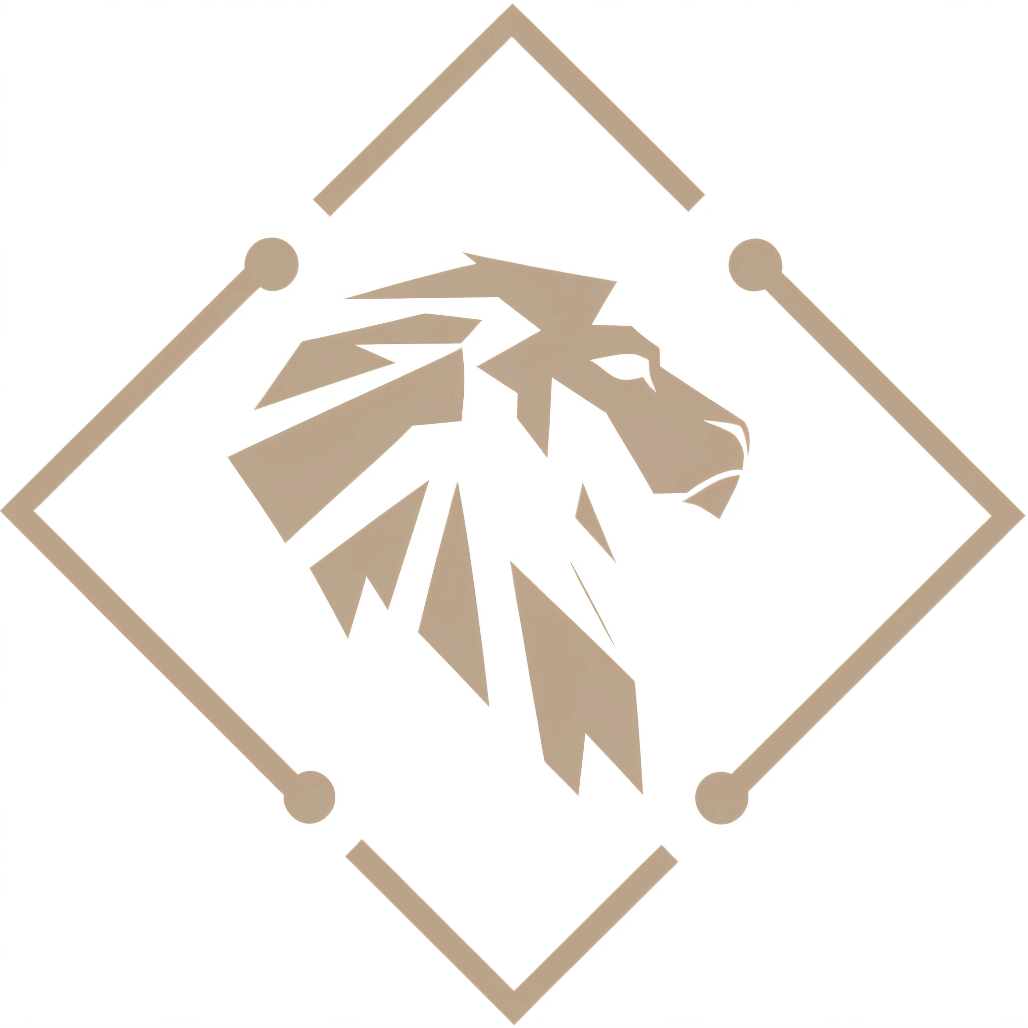 Game of Thrones logo, ancient symbol behind it, lion icon, emblem of wisdom, pictogram, character icon, lion, white eagle icon, house telvanni, third lion head, half lion, lion head, [ mistic, the Lion, symbol, locklegion, with an eagle emblem, game icon asset, imperial symbol, game icon stylized,Remove the border,Change to a different color