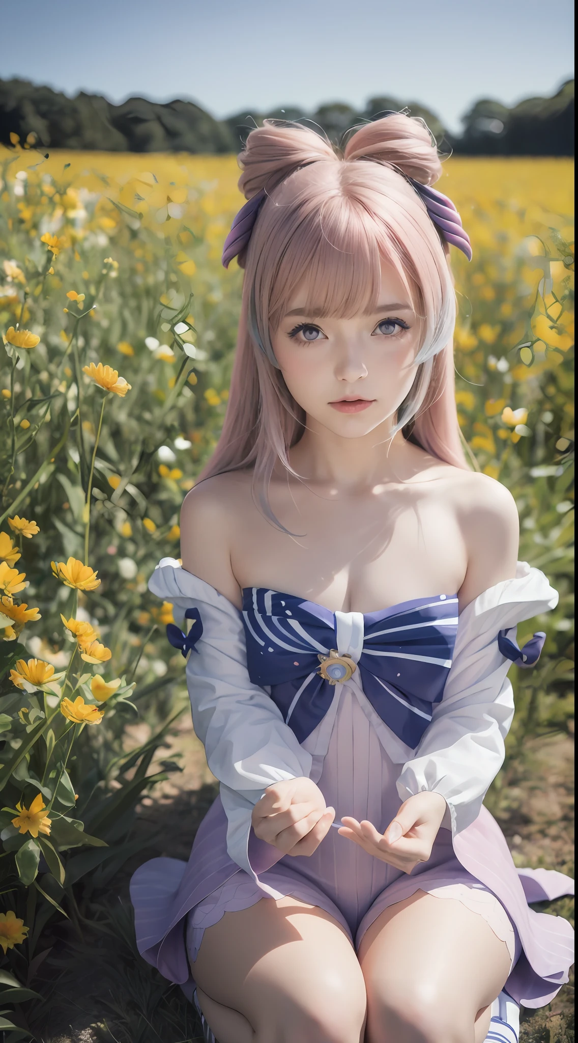 ultra high res, (photorealistic:1.4), raw photo,16K,
(solo,1girl,loli:1.2),
Flower field, flower, butterfly, kokomidef, kokomirnd,