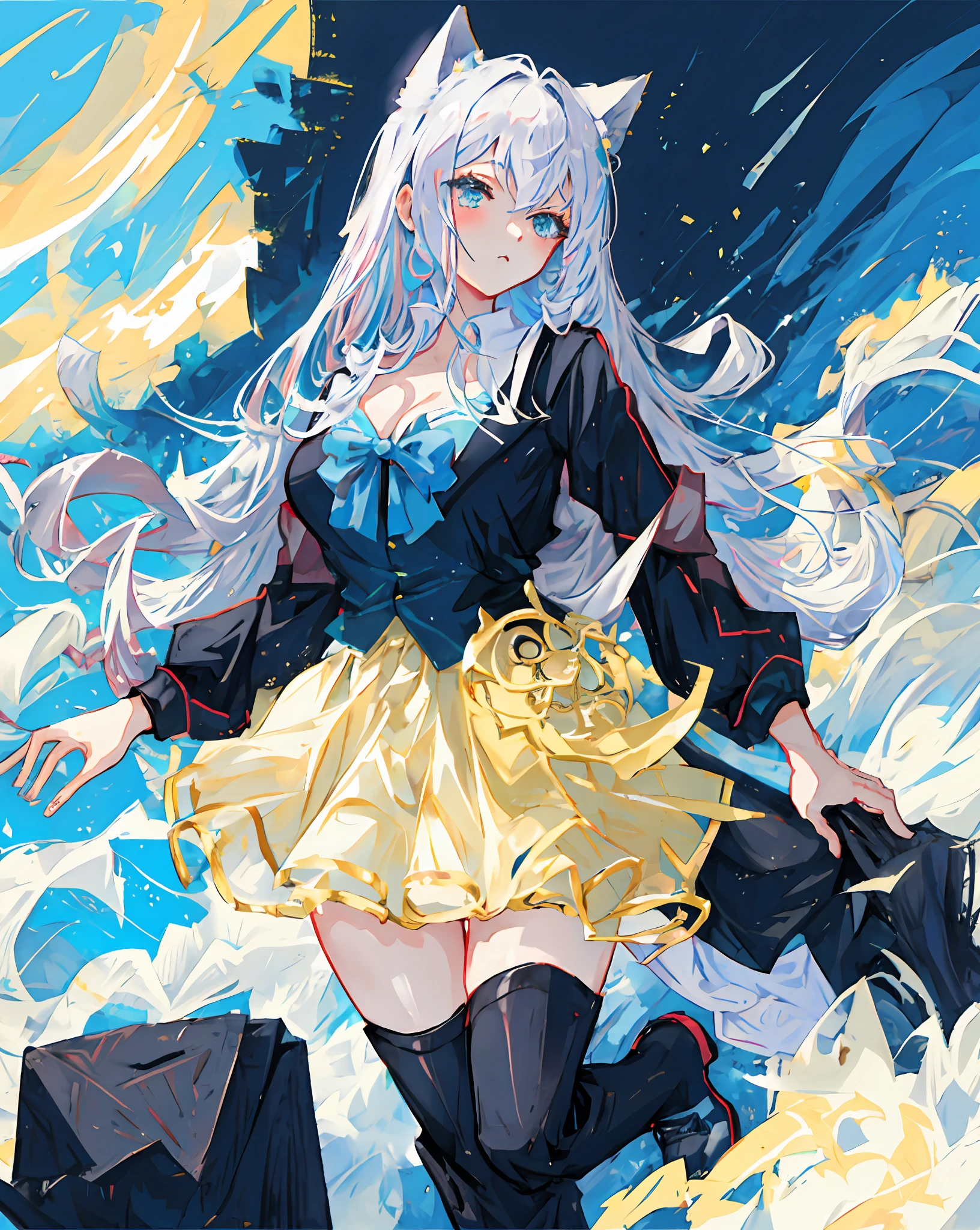 Alone with black hair, Petite figure, Girl with smooth and fair skin,nedium breasts,cleavage,Pornography,Superskirt,adolable,Impeccable,animemanga girl,Lori huge breasts cleavage