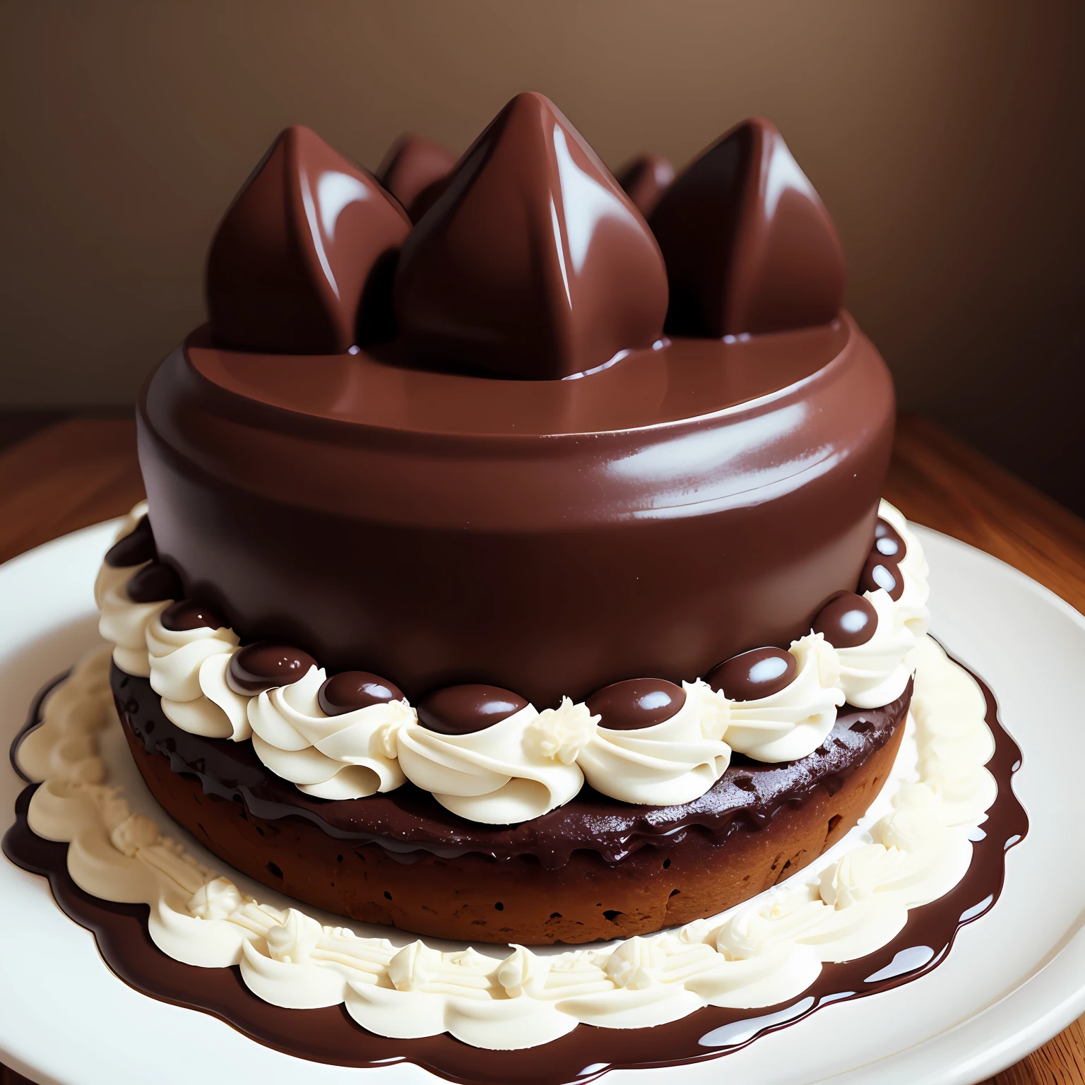 Bolo de Chocolate com Cobertura de Ganache Cremosa"! --auto