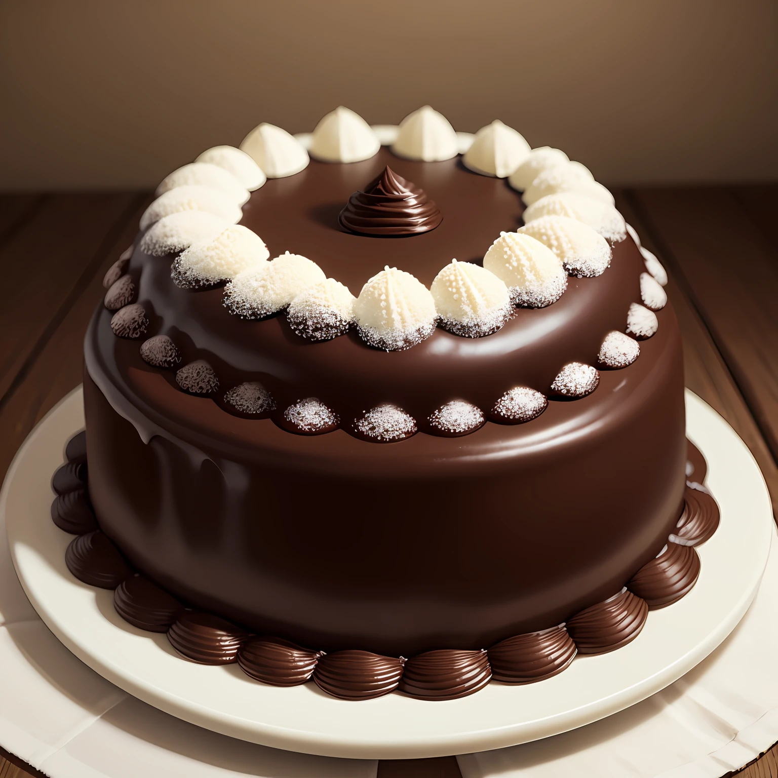 Bolo de Chocolate com Cobertura de Ganache Cremosa"! --auto