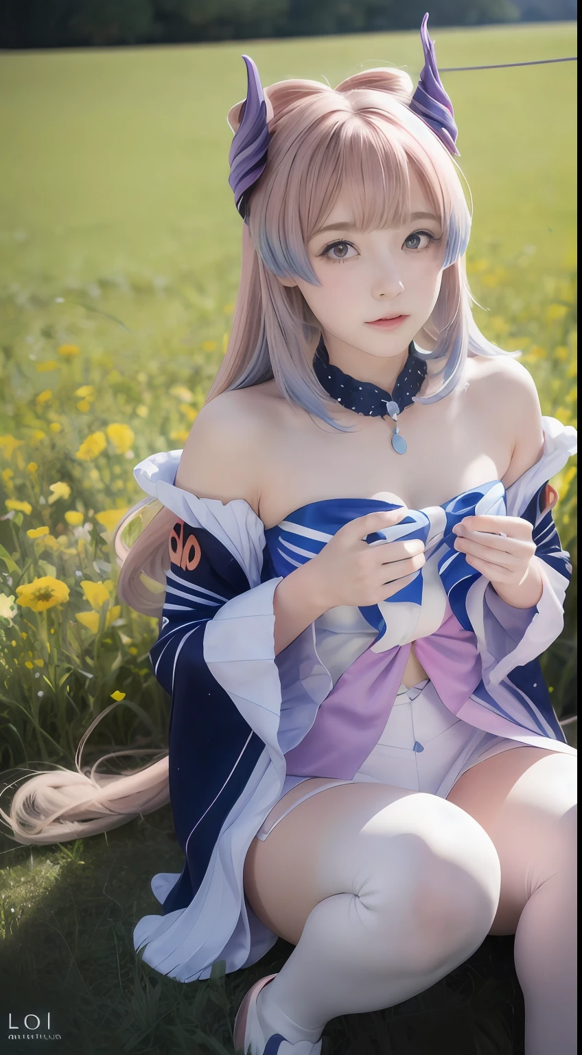 ultra high res,raw photo,16K,
(solo,1girl,loli:1.2),
Flower field, flower, butterfly, kokomidef, kokomirnd,