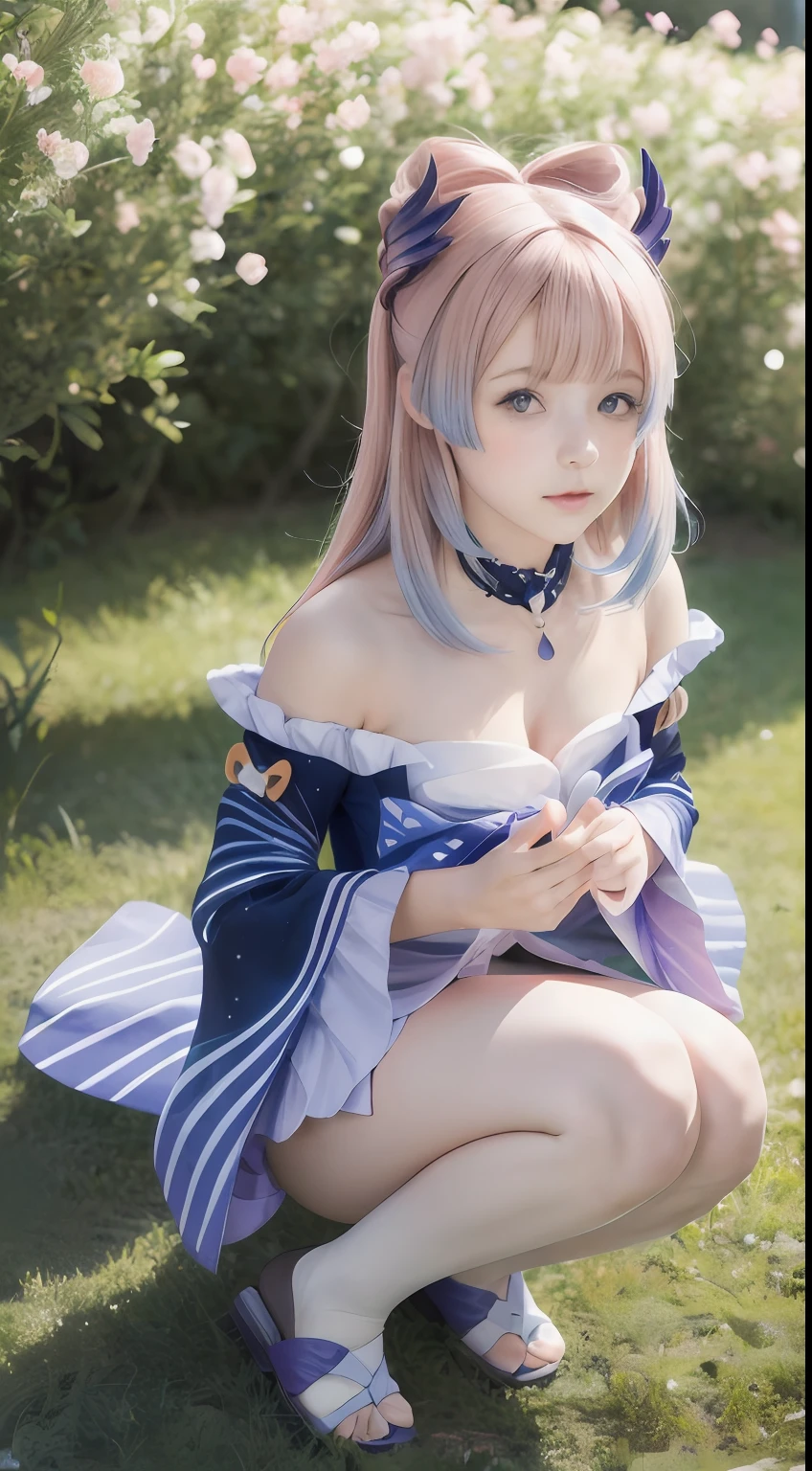 ultra high res,raw photo,16K,
(solo,1girl,:1.2),
Flower field, flower, butterfly, kokomidef, kokomirnd,