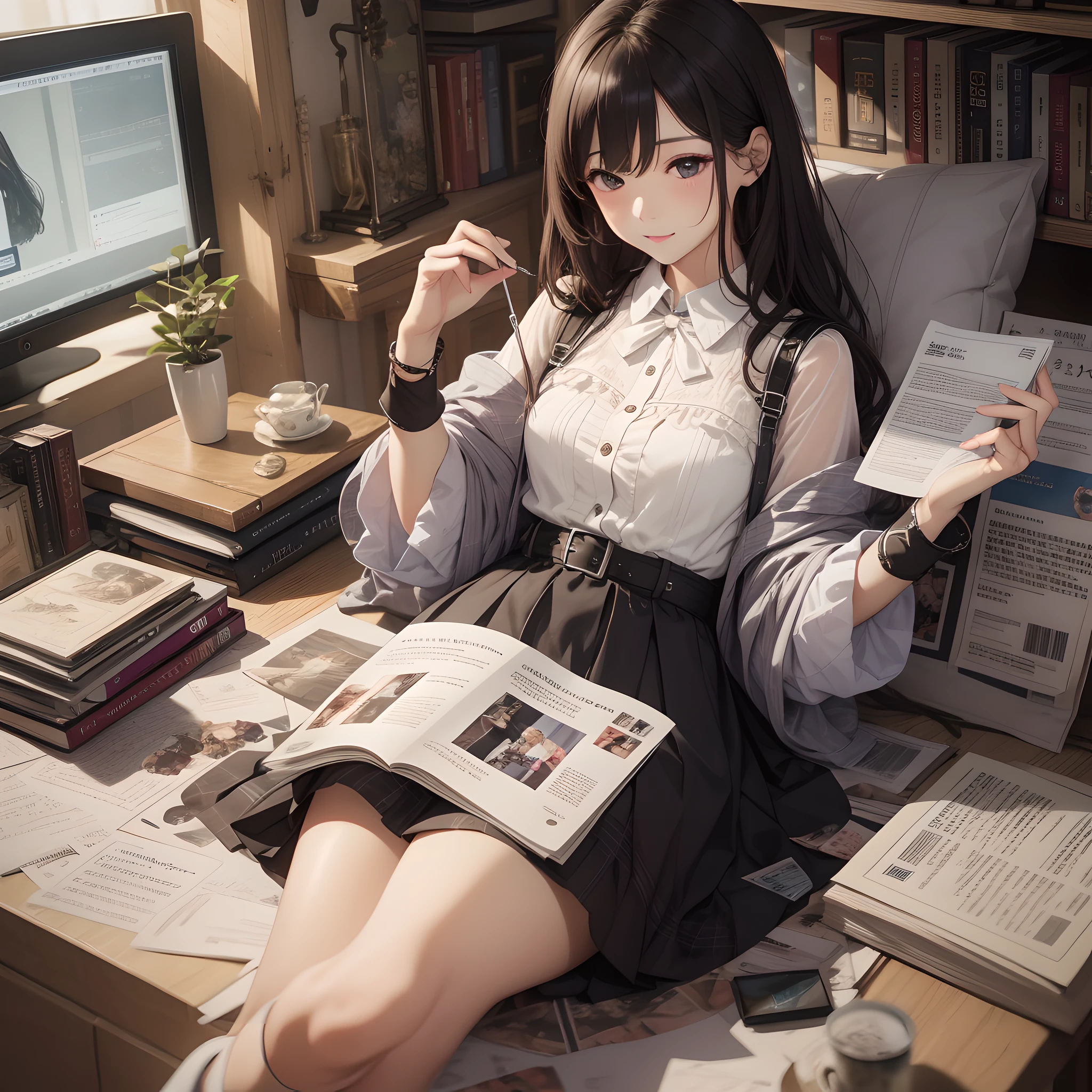 masterpiece、realisitic、Instruction manual for a beautiful girl、Instruction manual