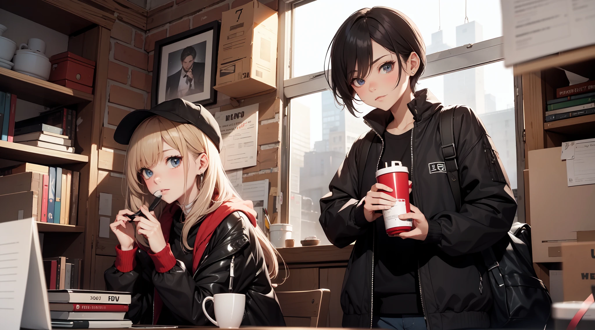 Erase the person on the left